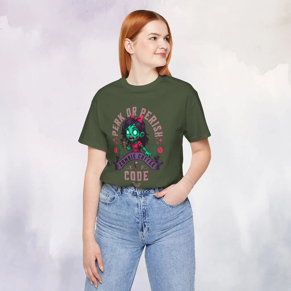 Perk or Perish T-Shirt Printify