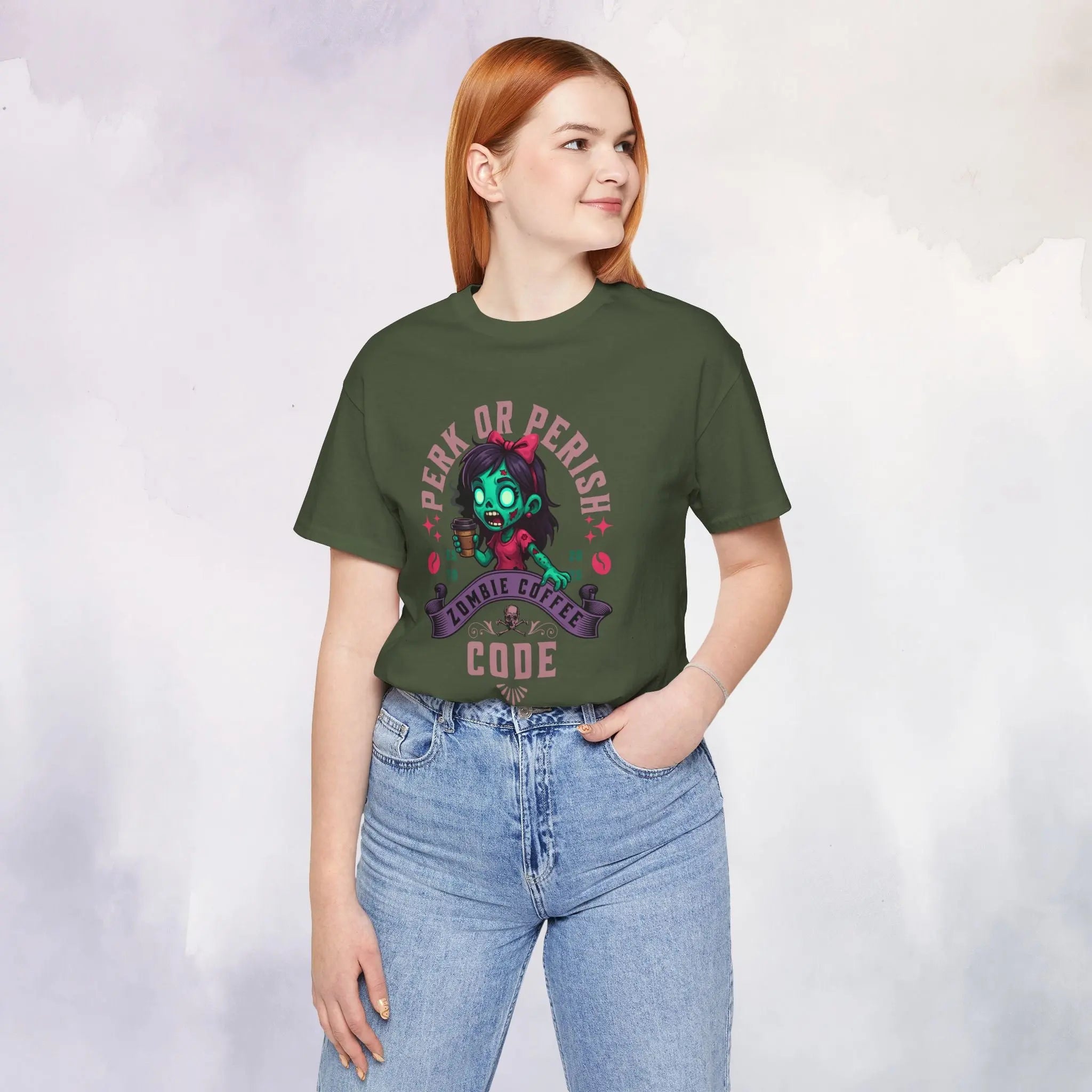 Perk or Perish T-Shirt Printify