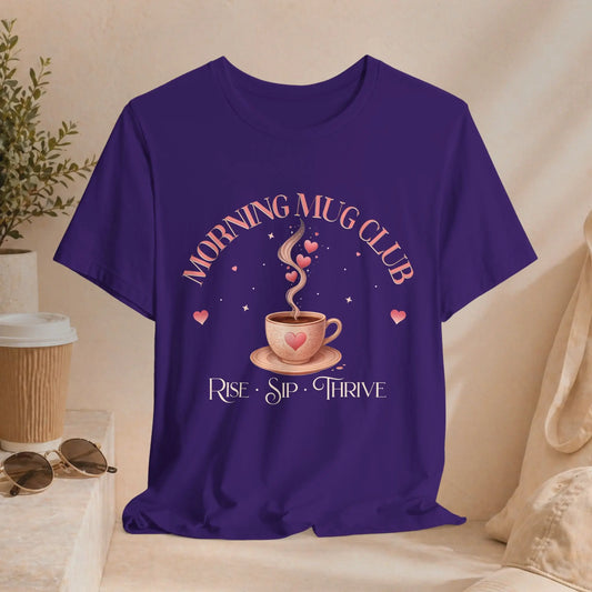 Morning Mug Club Tee — “Rise • Sip • Thrive” - Boldly Bitter Company