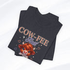 Cow-Fee First Tee Printify