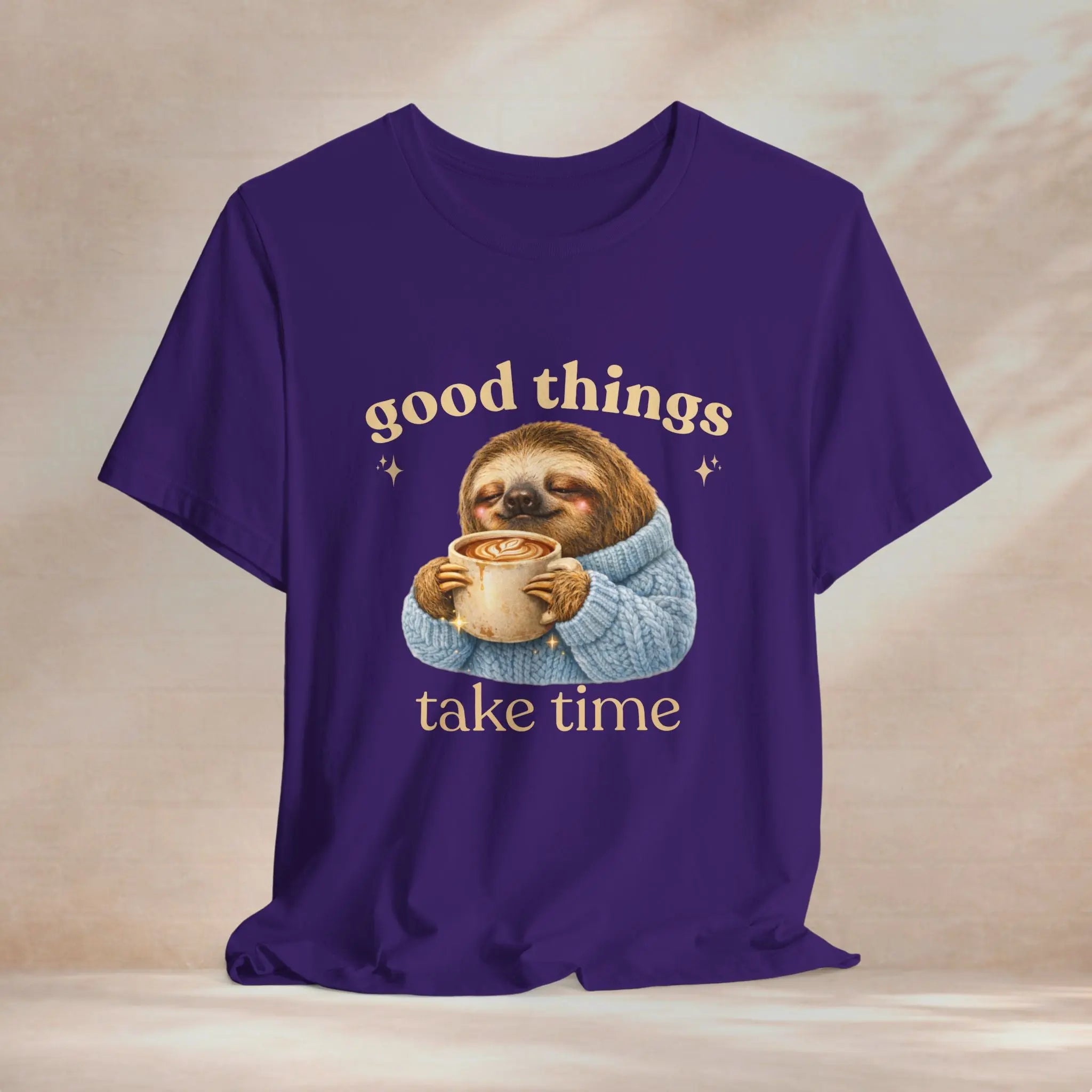 Good Things Take Time Sloth Tee - Boldly Bitter Company