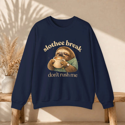 Slothee Break Sweatshirt Printify