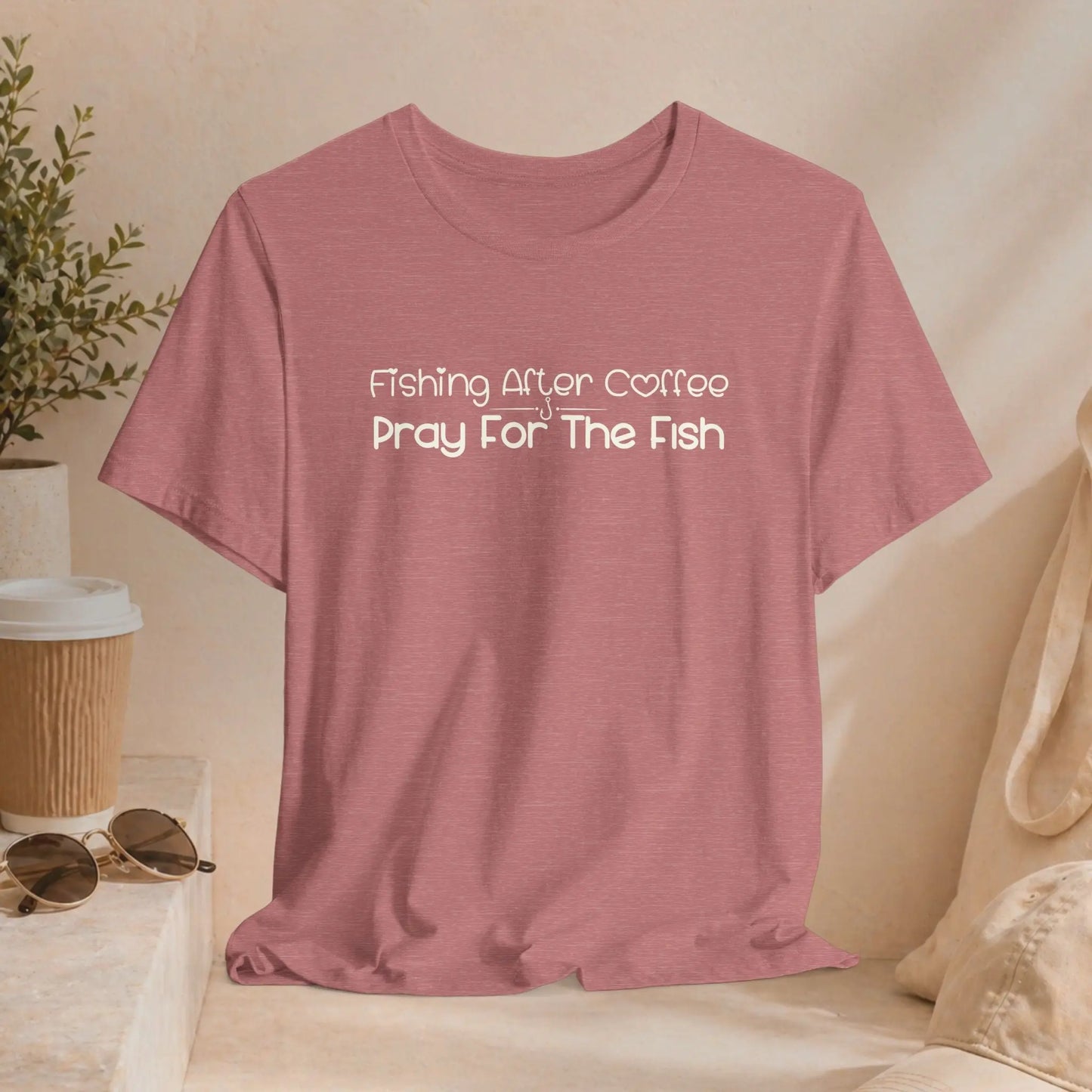 Pray for the Fish Tee Printify