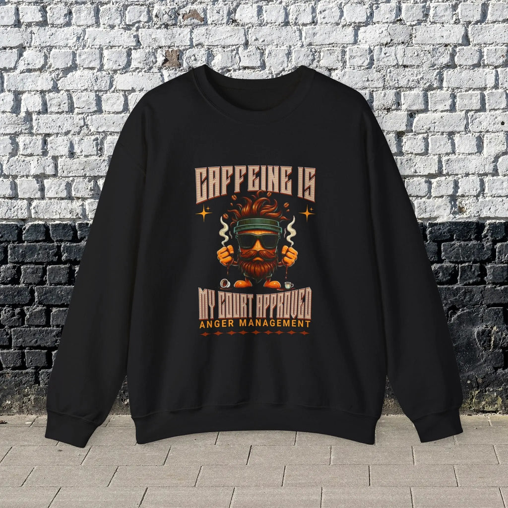 Anger Management Sweatshirt - Funny Coffee Togo Cup Perfect Gifts For Him Printify