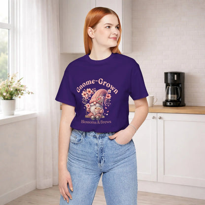 Gnome Grown Floral Tee — Blossoms & Brews - Boldly Bitter Company