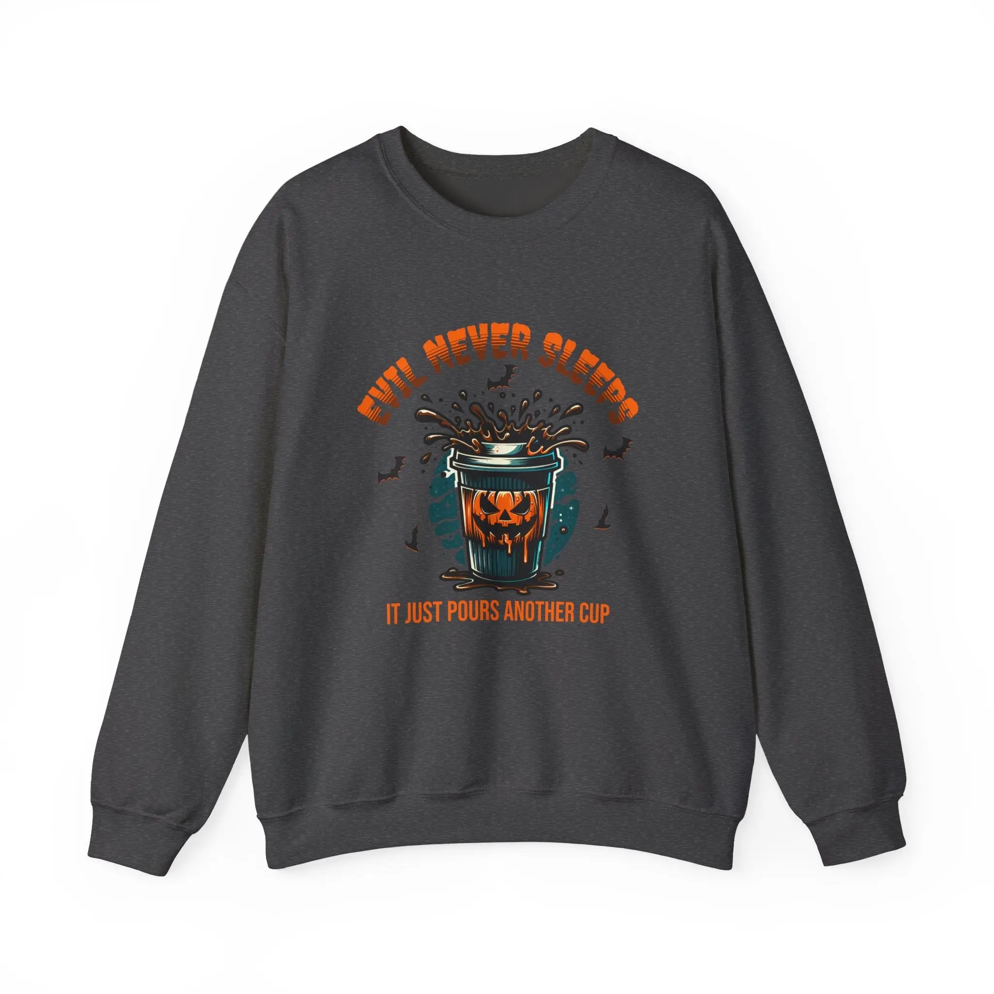 Evil Never Sleeps Sweatshirt Printify