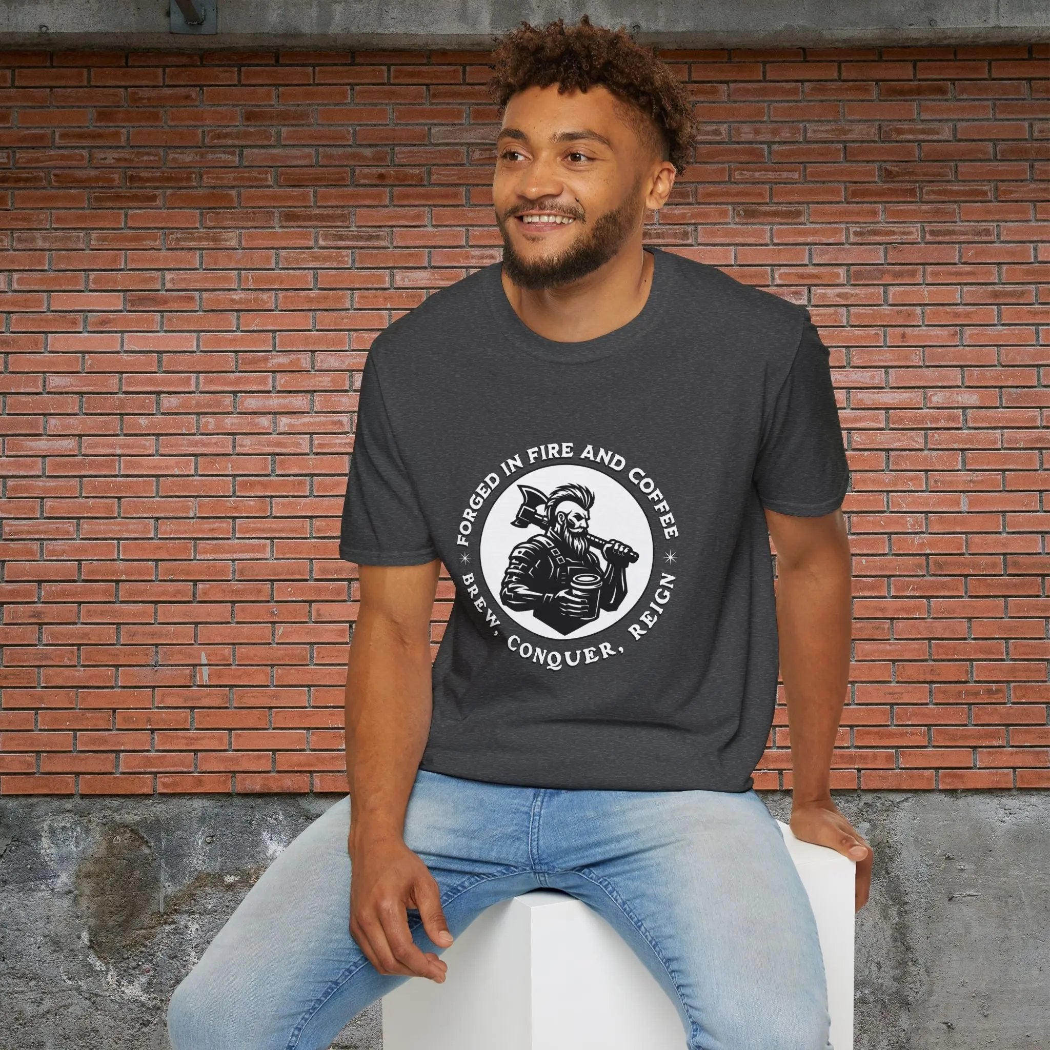 Forged in Fire Viking T-Shirt Printify