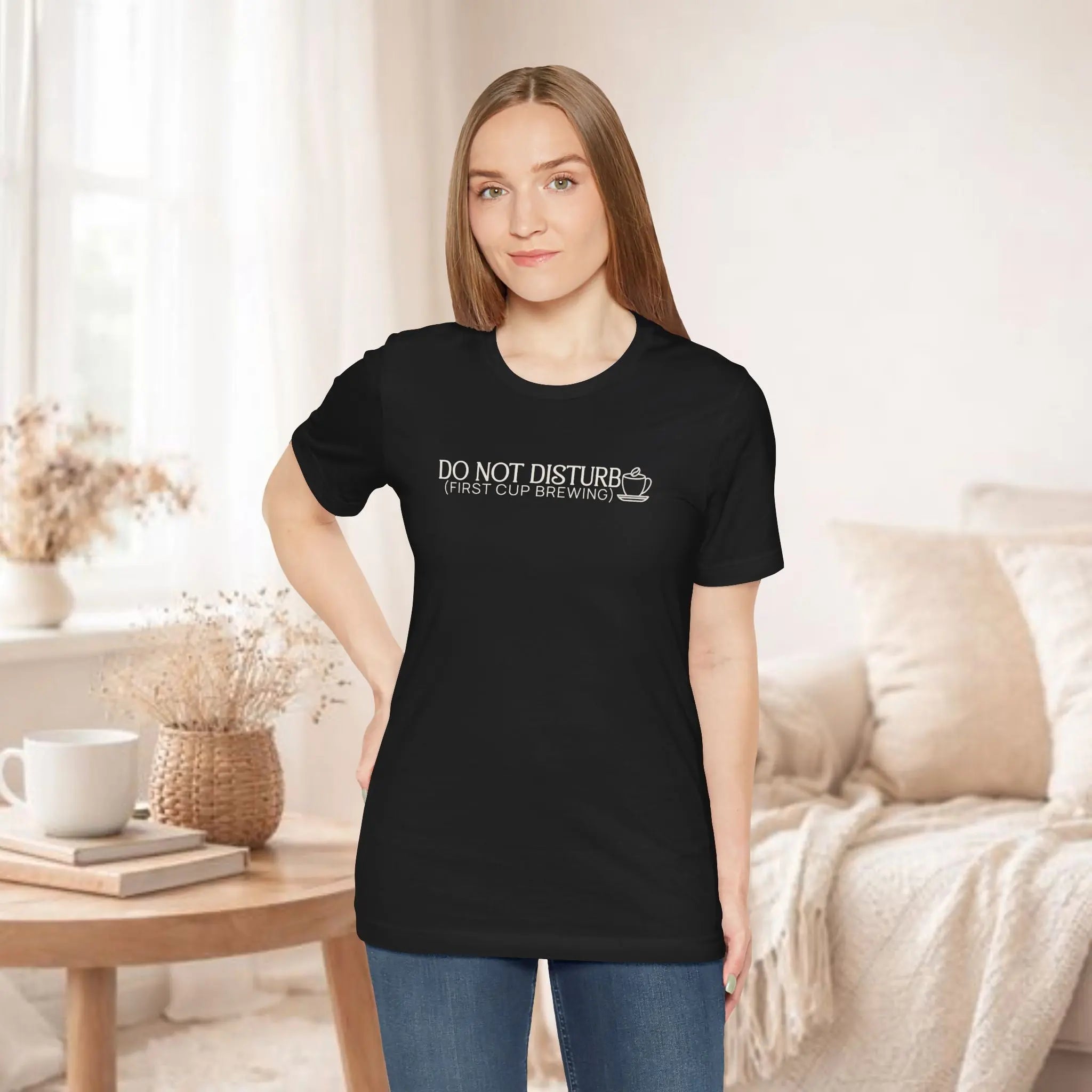 First Cup Brewing Tee Printify