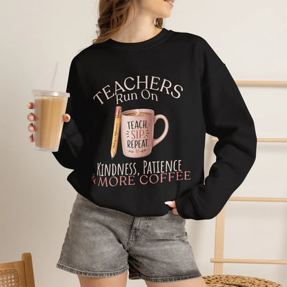 Teacher Coffee Sweatshirt Printify