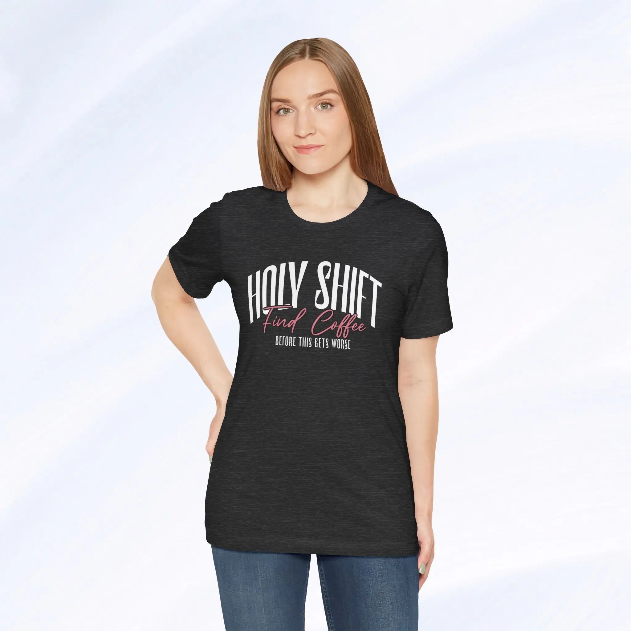 Holy Shift Coffee Tee Printify