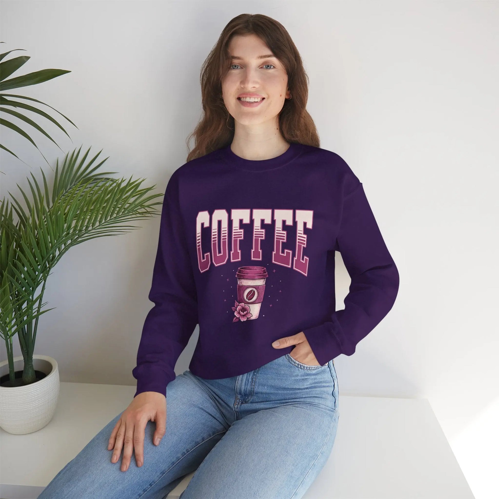 Coffee Graphic Sweatshirt Printify