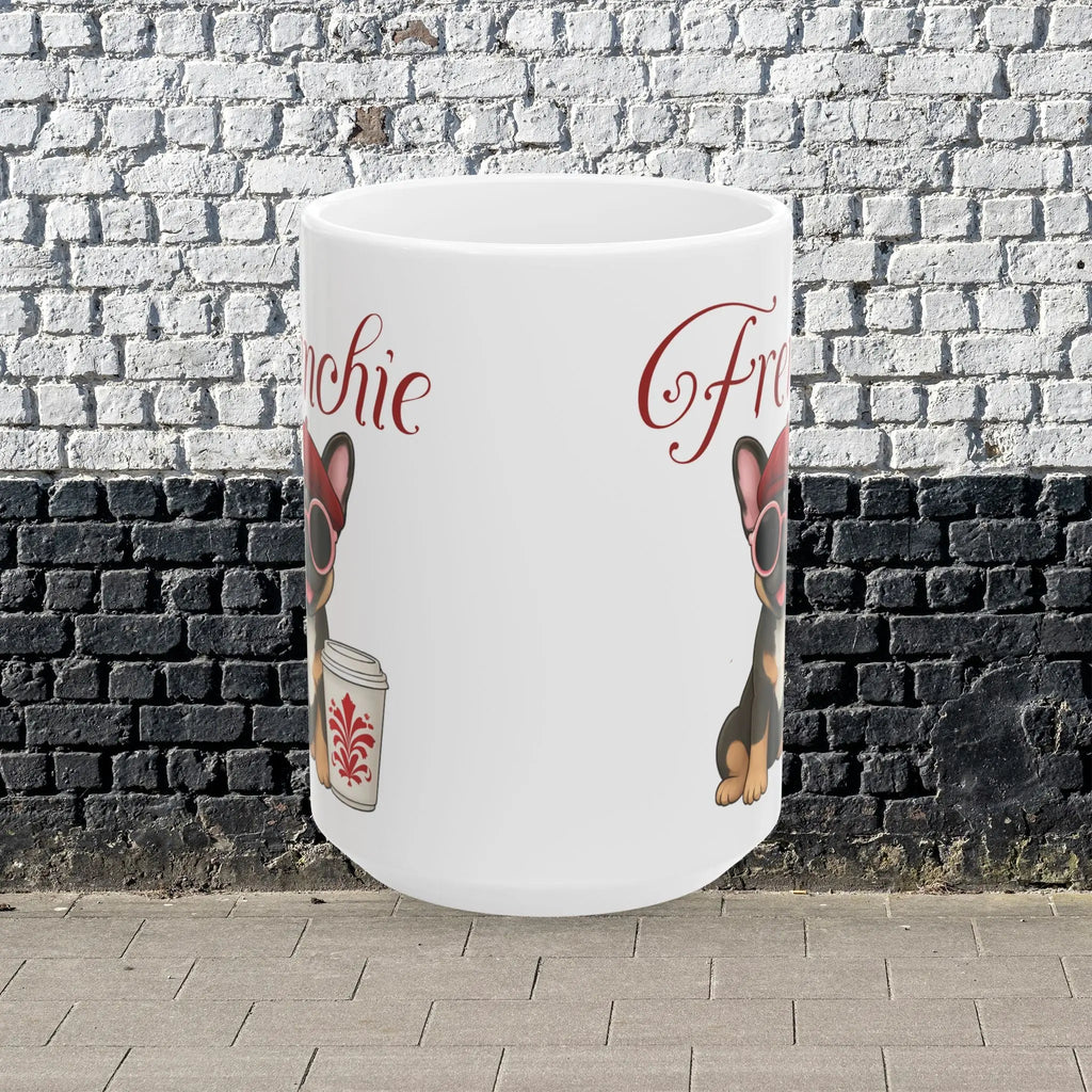 Frenchie Dog Coffee Mug – Cute French Bulldog Ceramic Mug (15oz) Printify