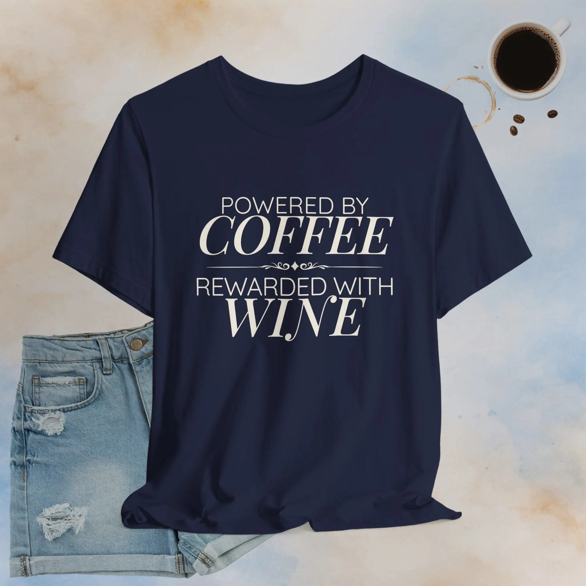Rewarded with Wine T‑Shirt Printify