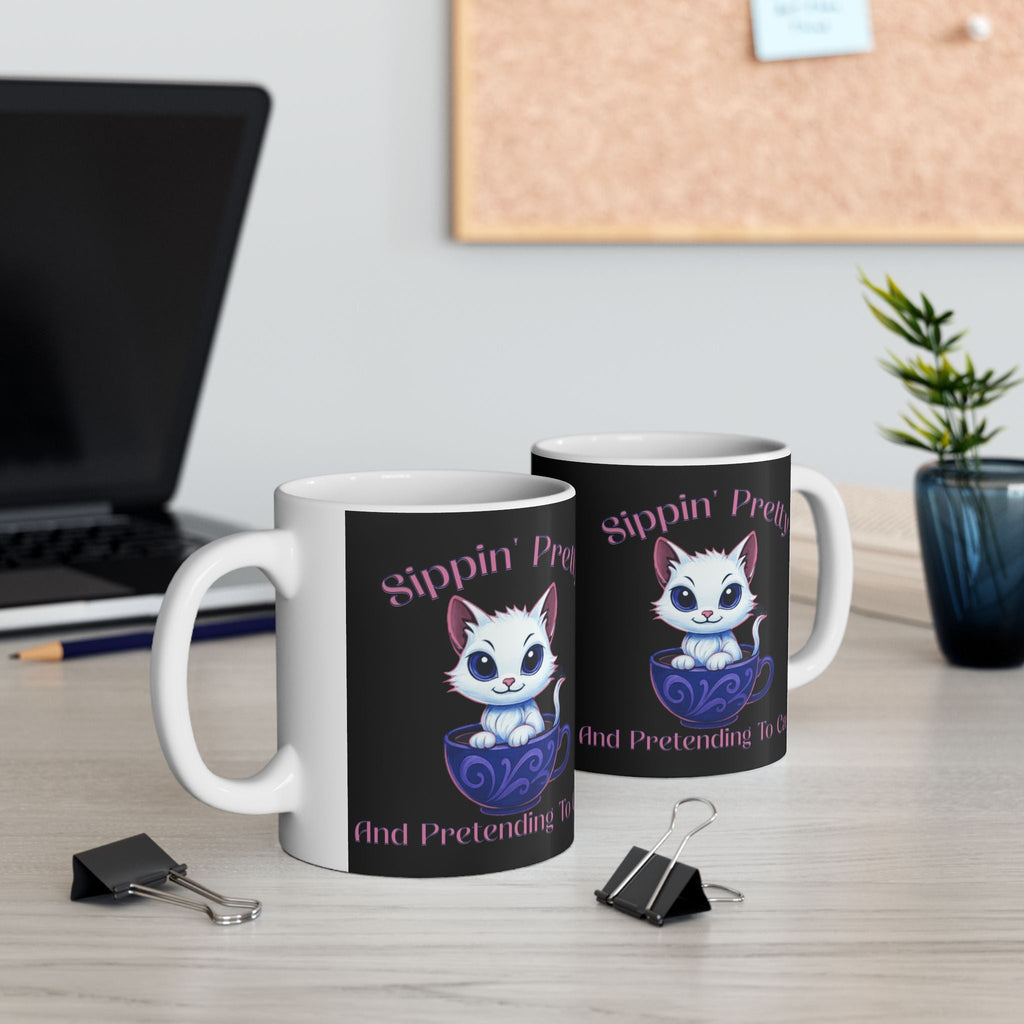 Sippin Pretty 11 oz Mug Printify