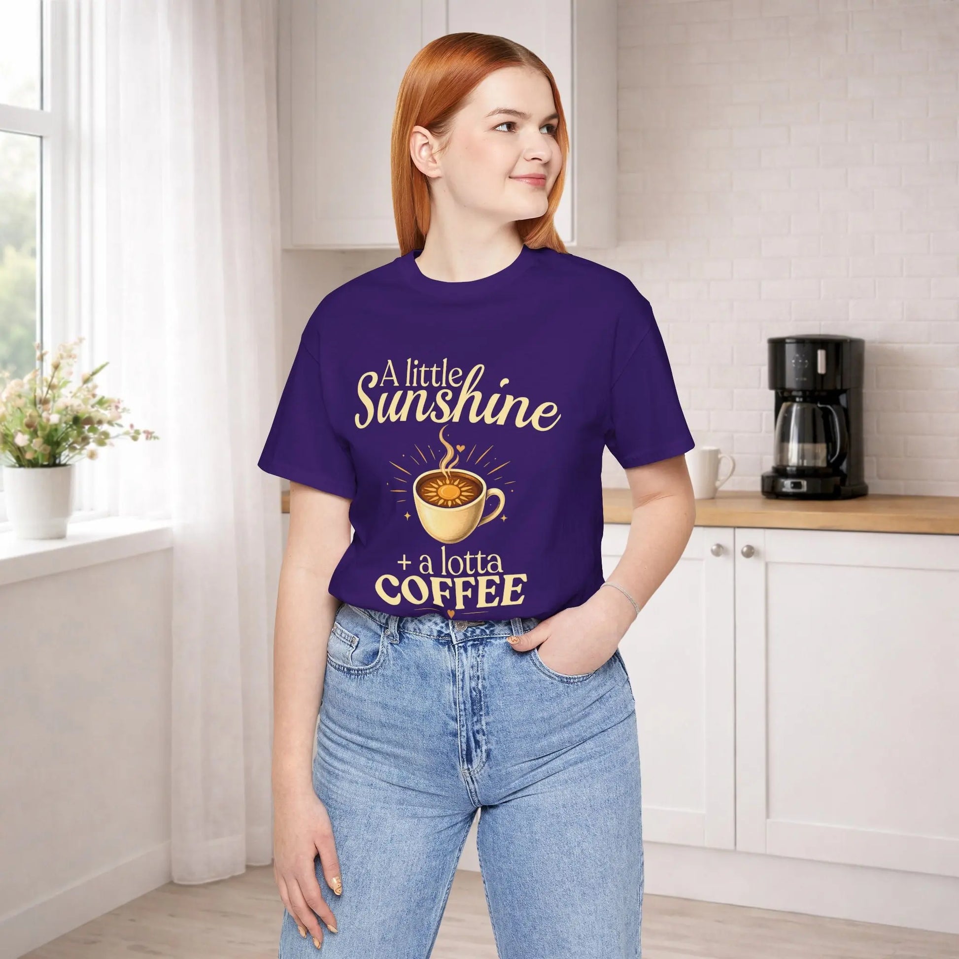 Little Sunshine & Coffee T-Shirt Printify