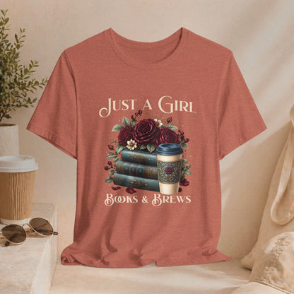Books & Brews T-Shirt Printify