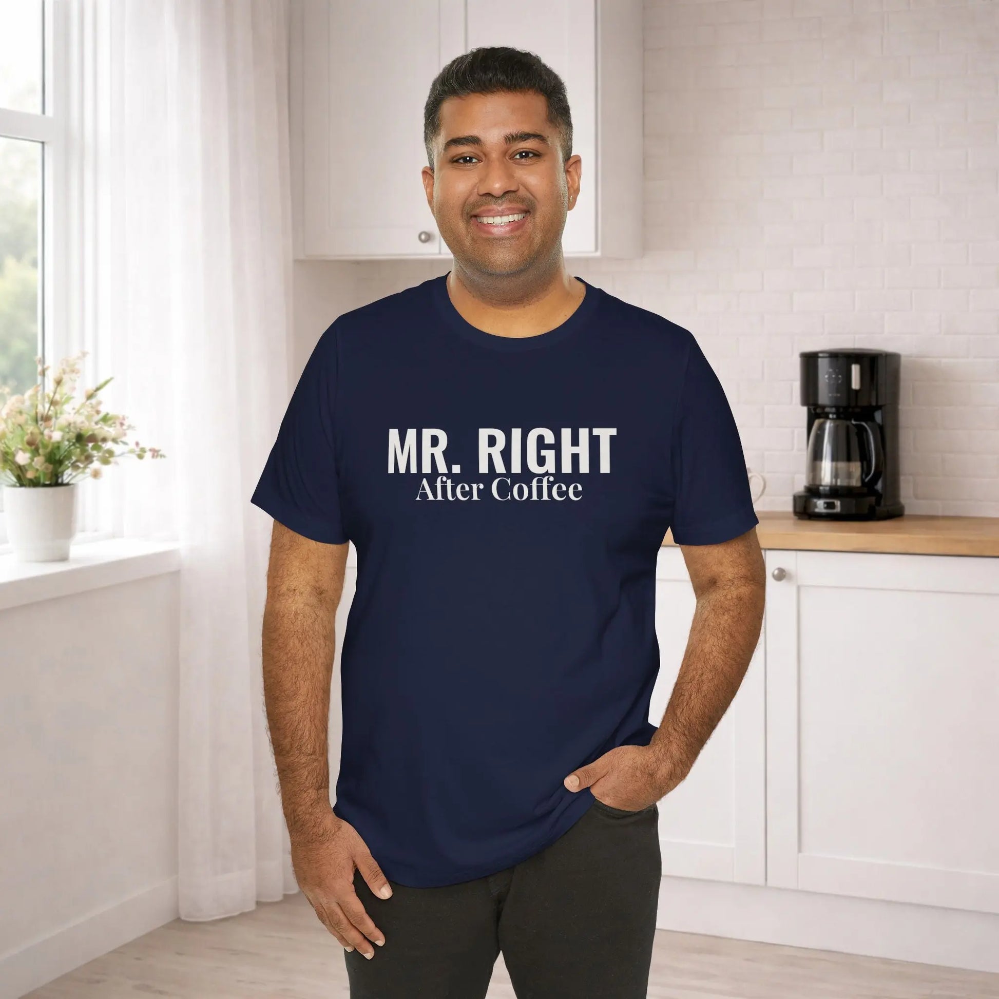 Mr. Right After Coffee Tee - Boldly Bitter Company