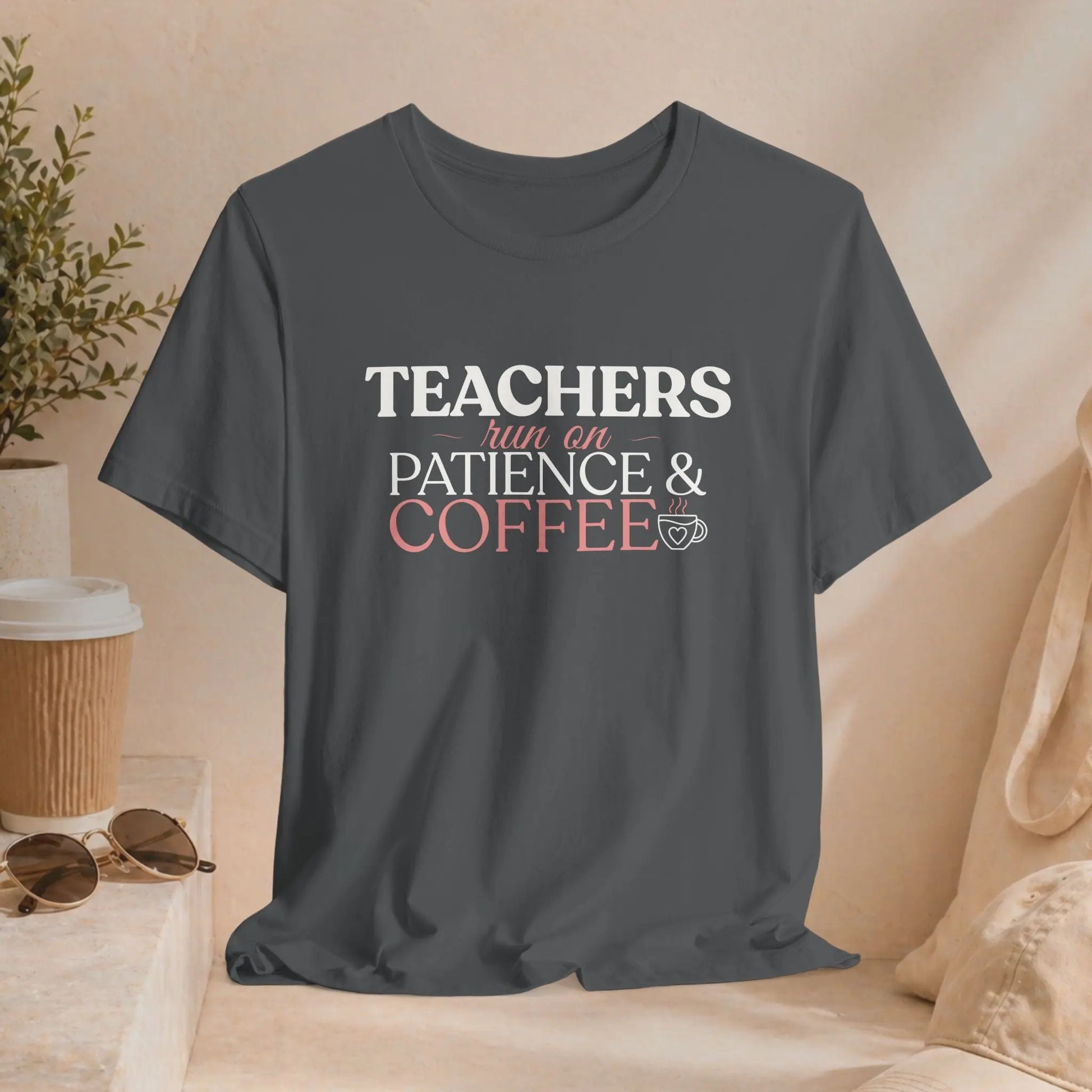 Teachers Patience & Coffee T-Shirt Printify