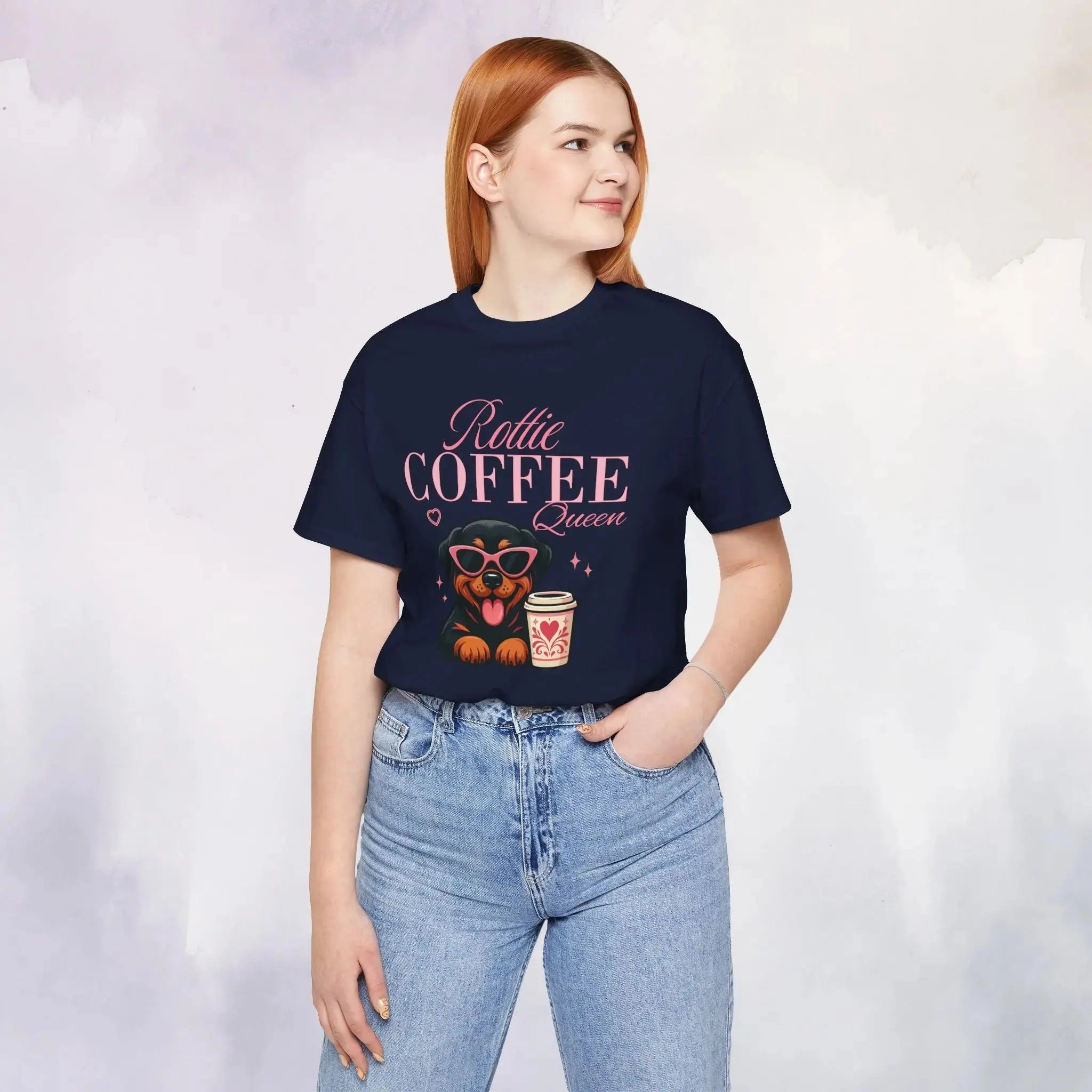Rottie Coffee Queen Tee Printify