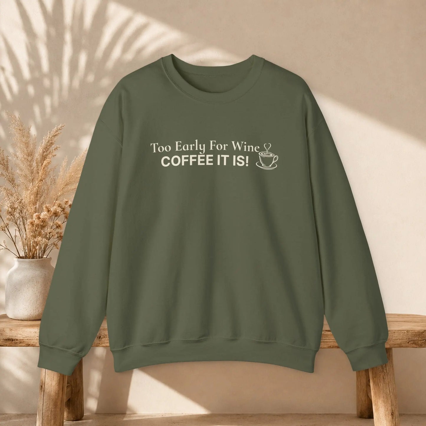 Coffee Made Me Do It Sweatshirt Printify