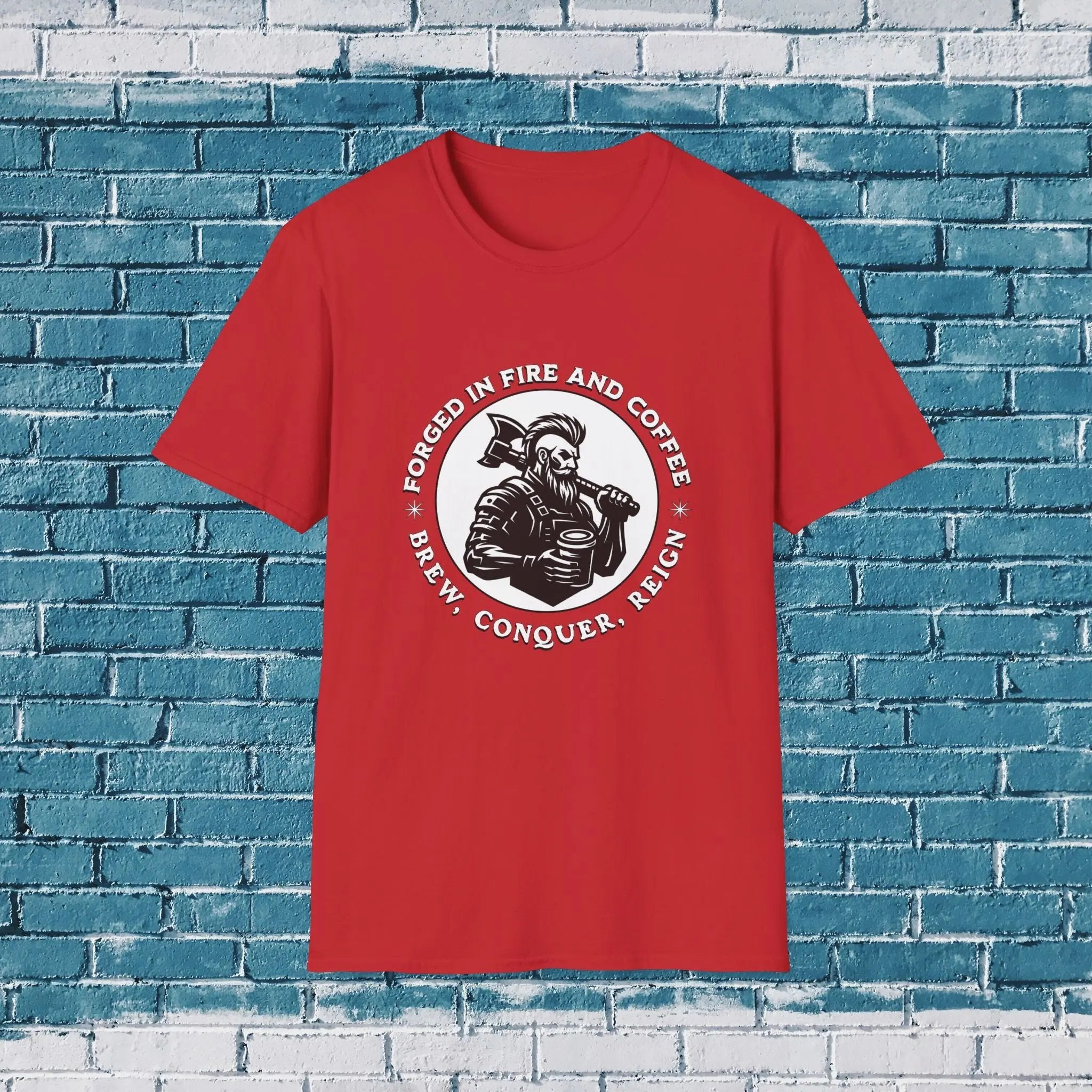 Forged in Fire Viking T-Shirt Printify