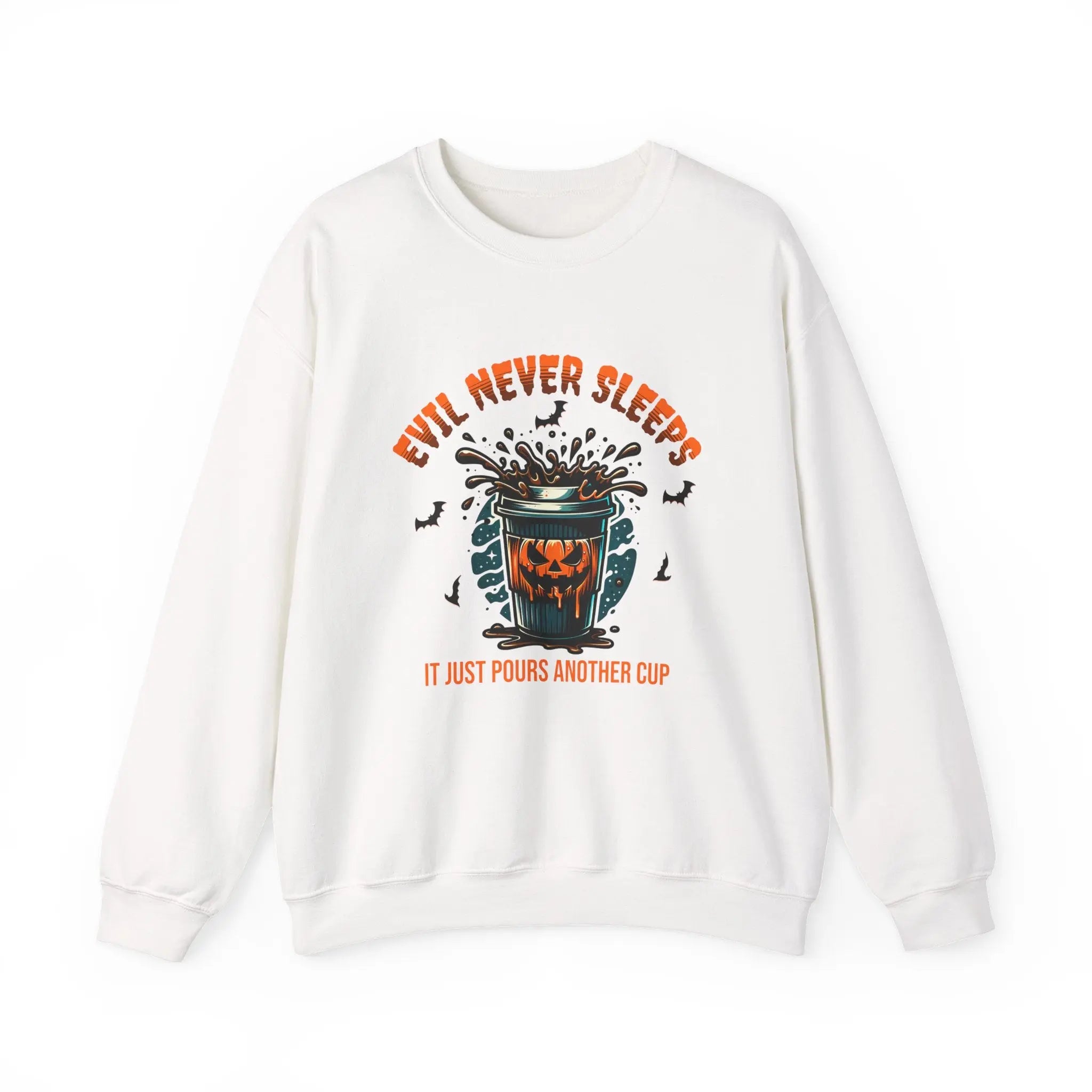 Evil Never Sleeps Sweatshirt Printify