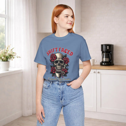 Shift Faced Rose Skull Tee - Boldly Bitter Company