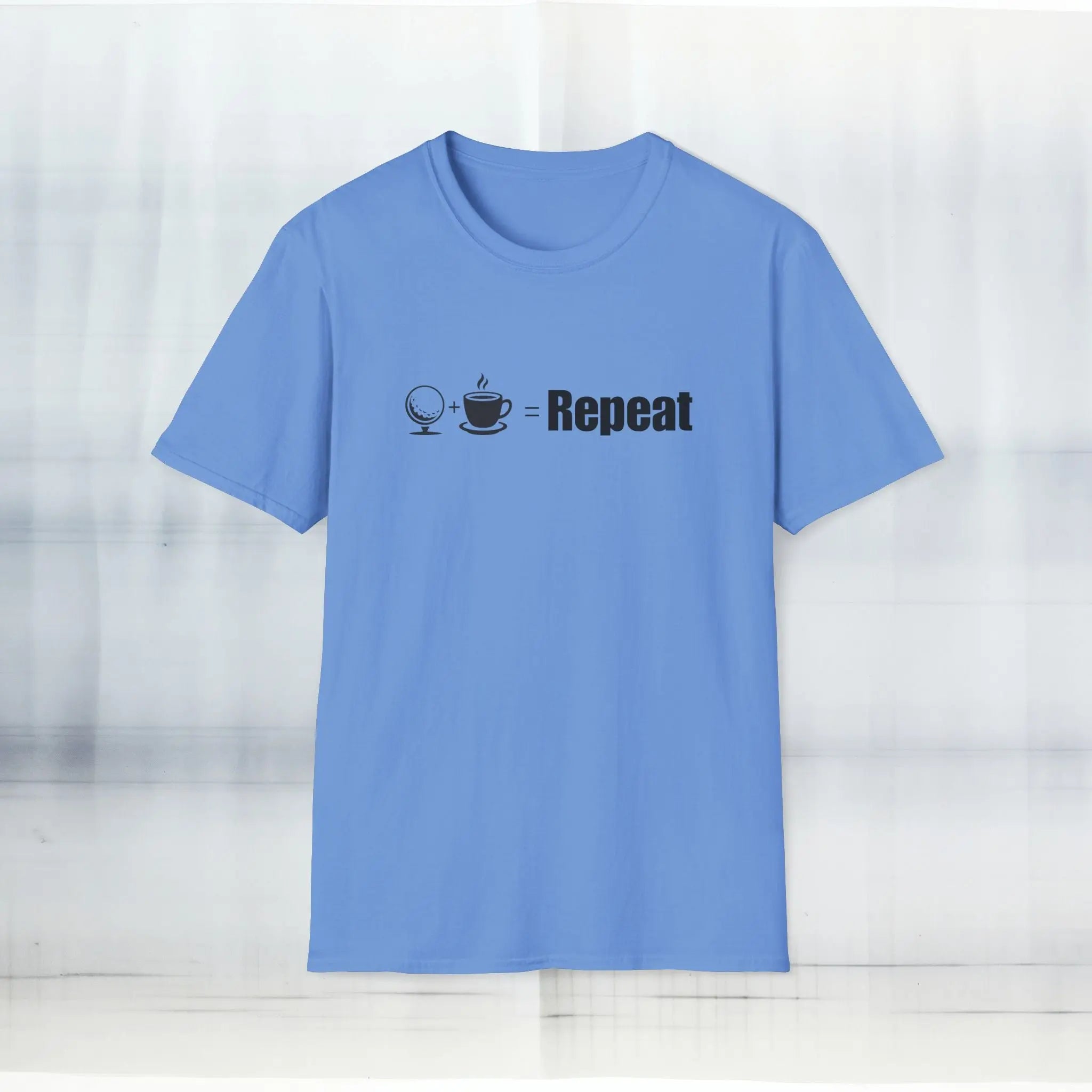 Golf Coffee Repeat T-Shirt Printify