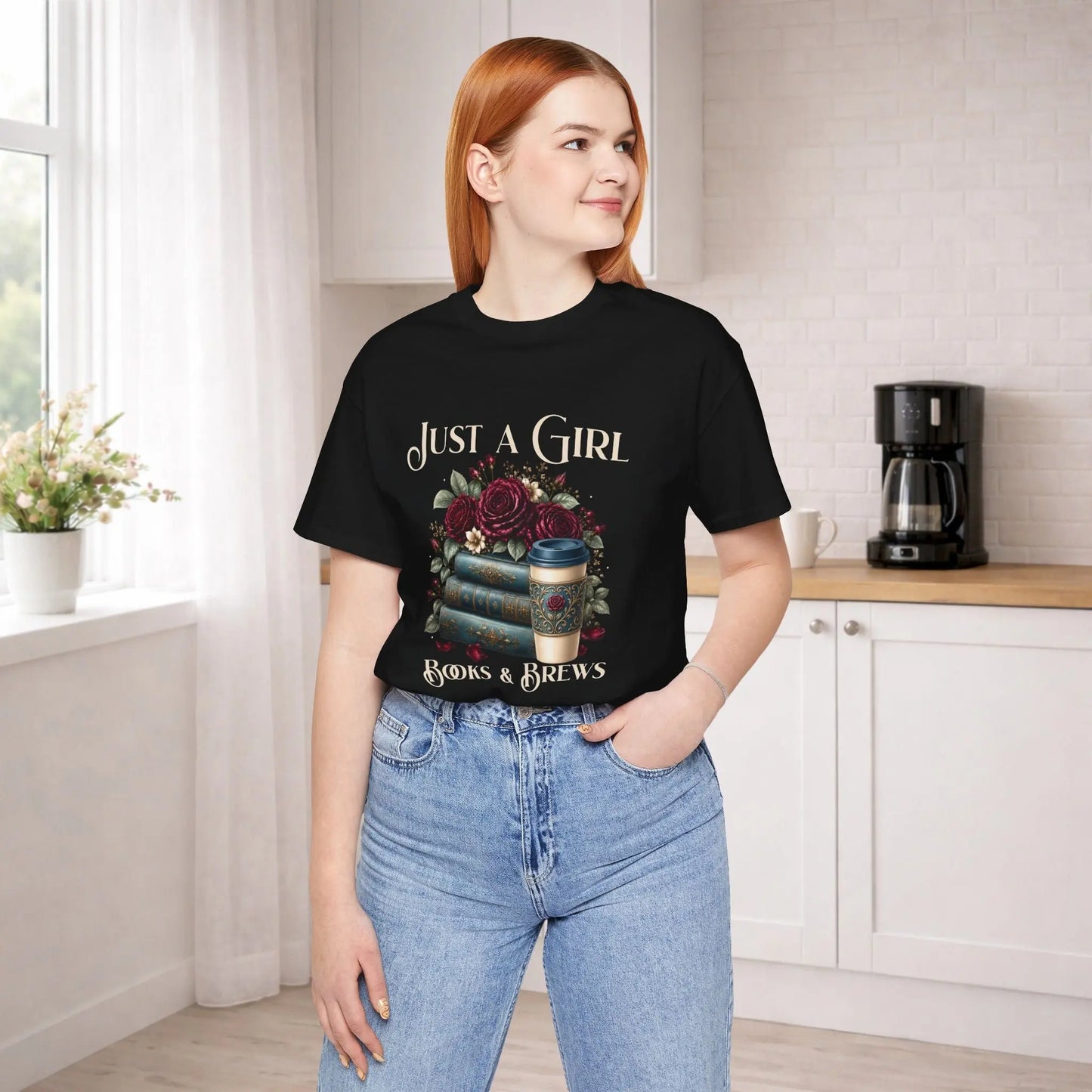 Books & Brews T-Shirt Printify
