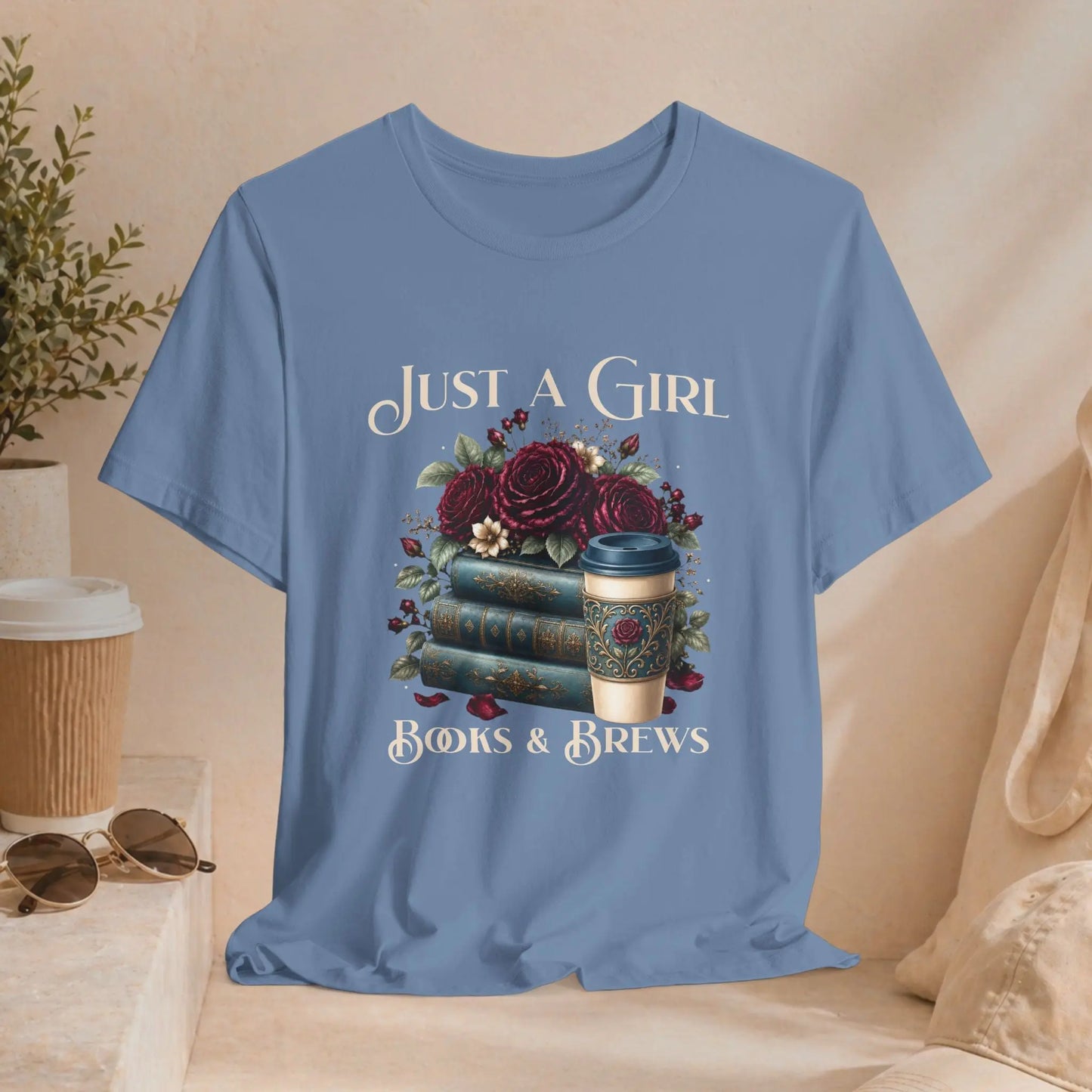 Books & Brews T-Shirt Printify