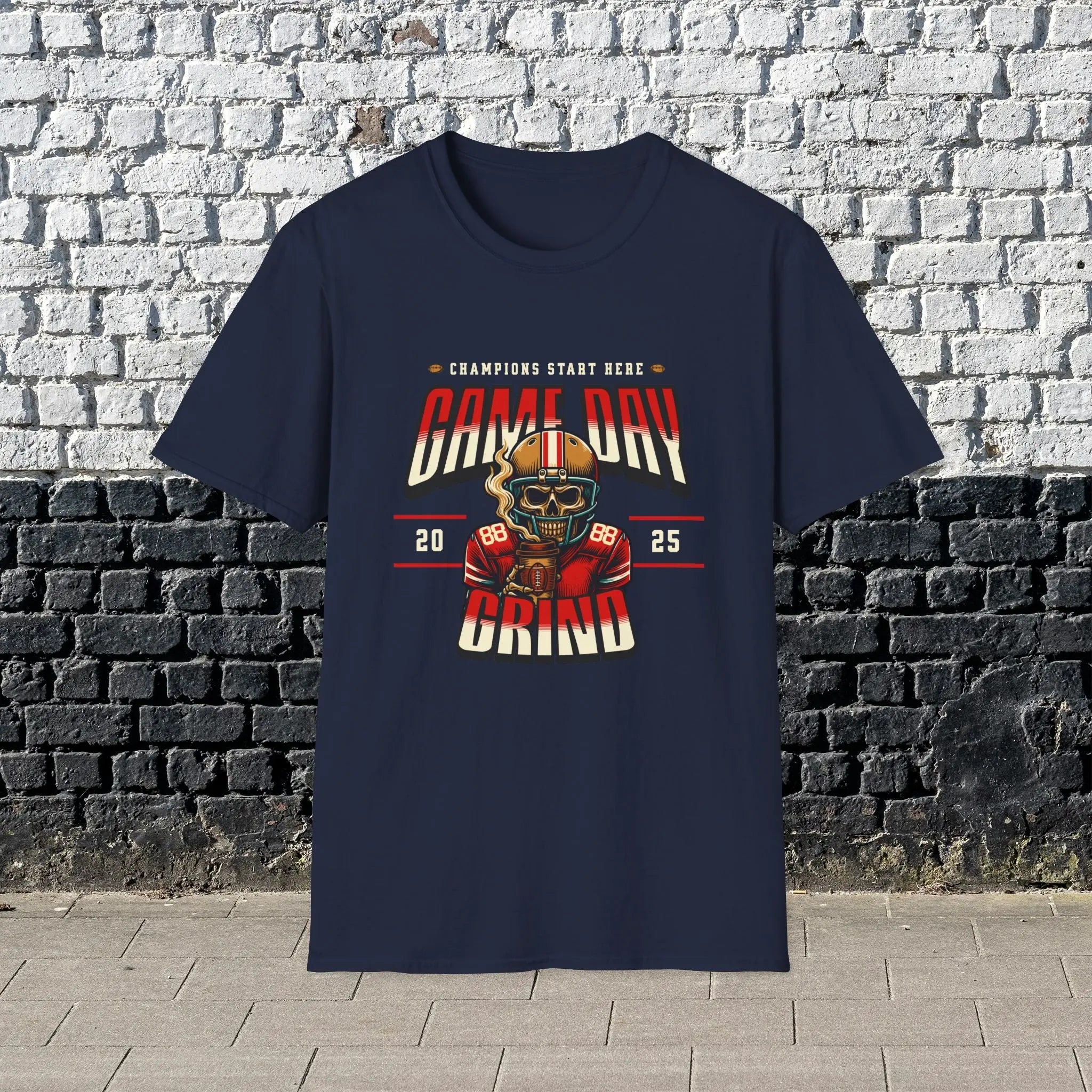 Game Day Grind T-shirt - Football Graphic Tee Printify