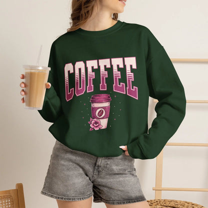 Coffee Graphic Sweatshirt Printify