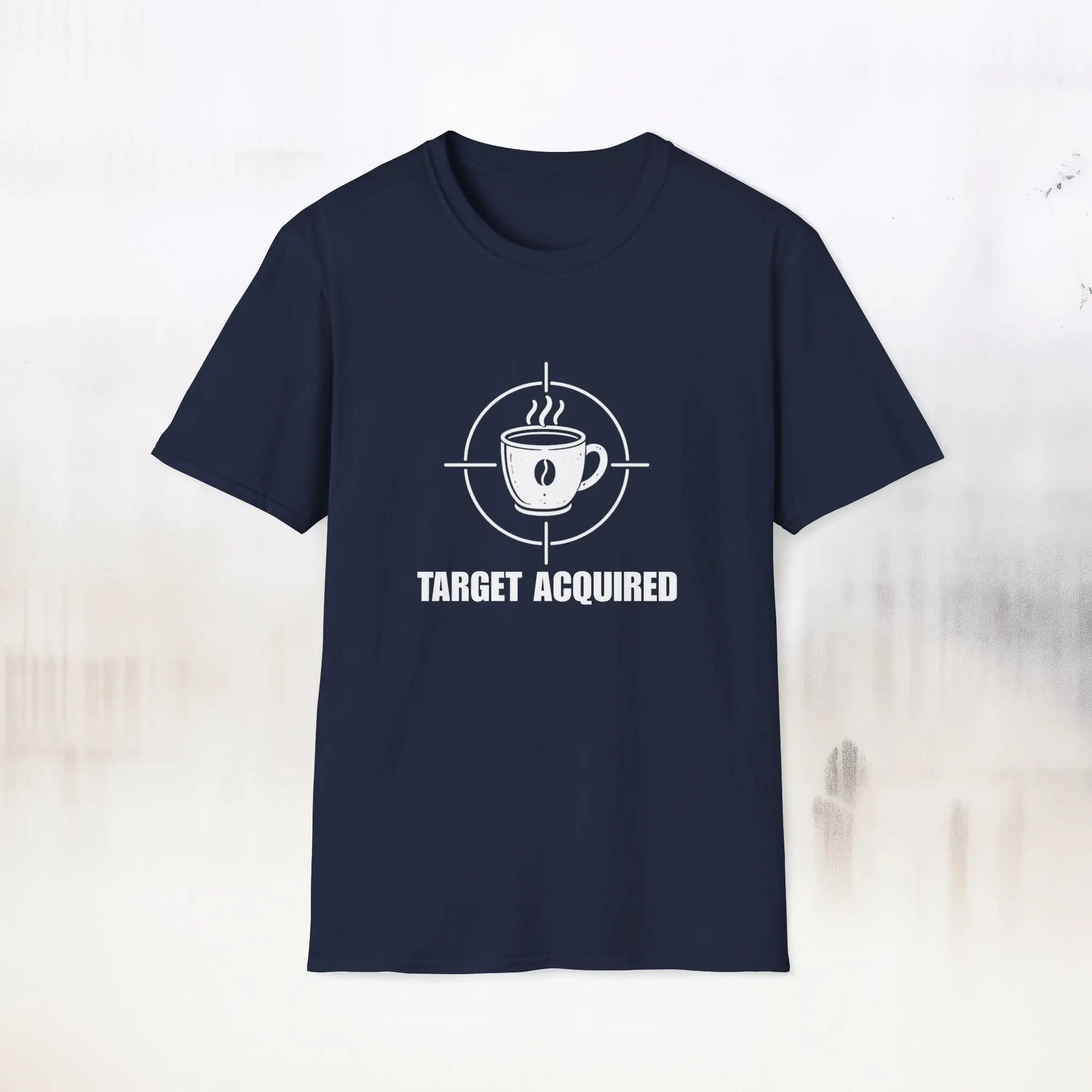 Coffee Target Acquired T-Shirt Printify
