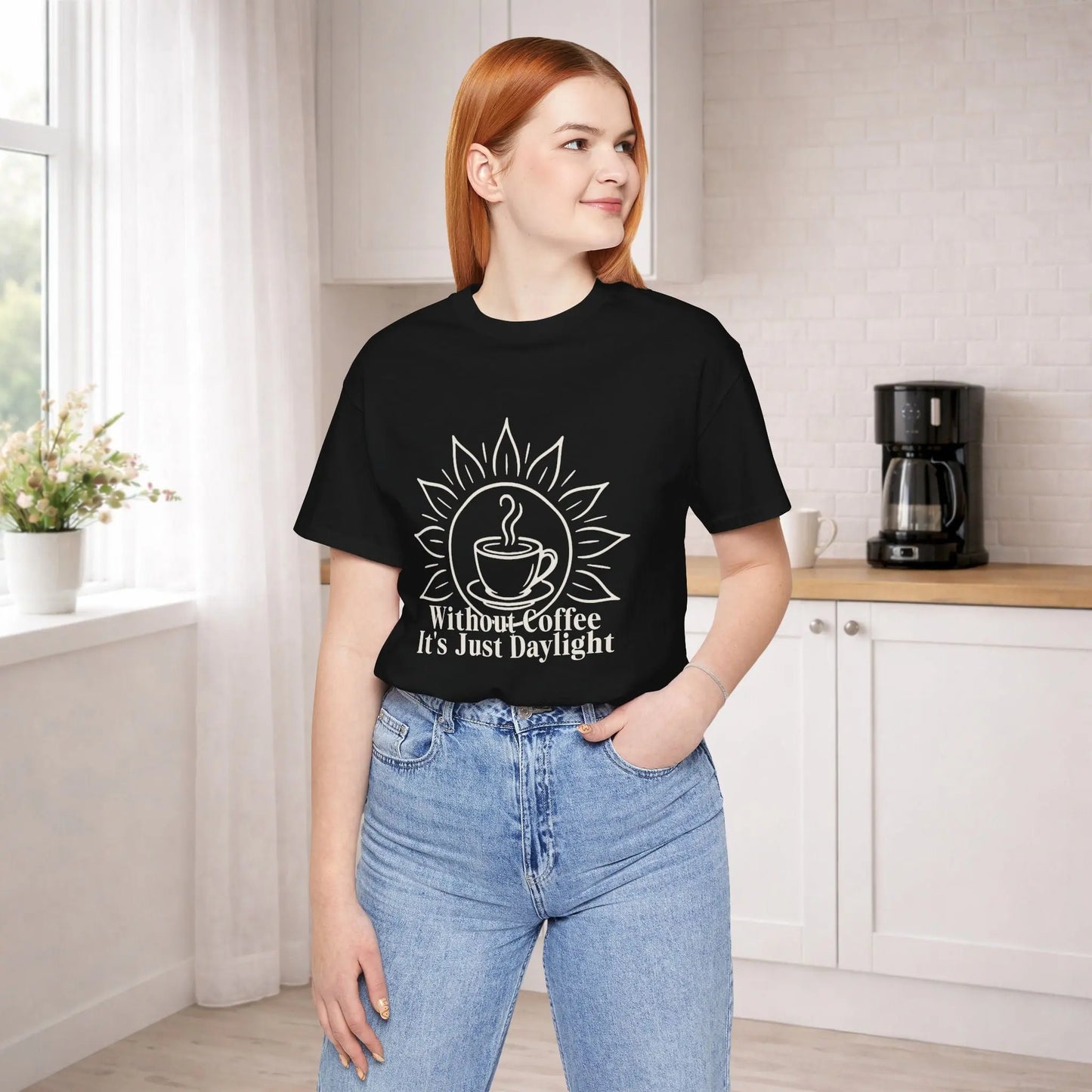 Without Coffee Tee Printify