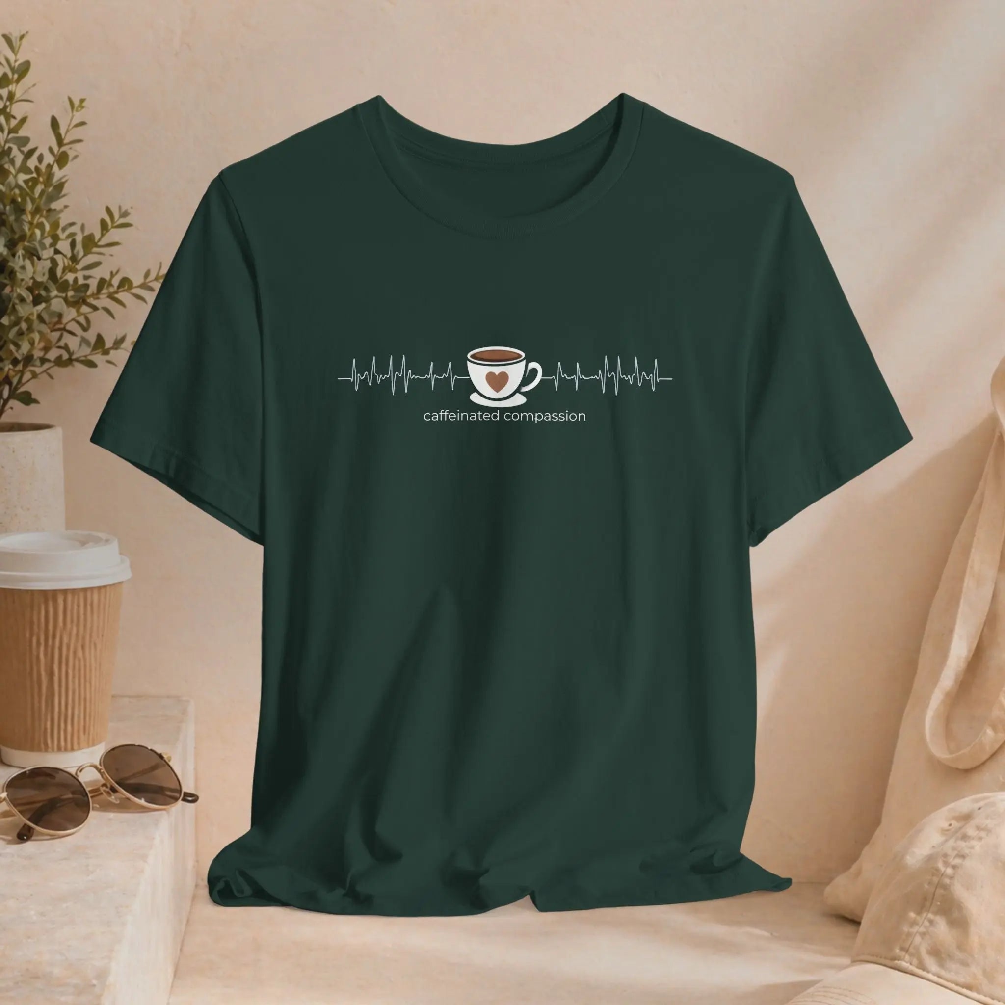 Caffeinated Compassion Tee - Boldly Bitter Company