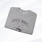 Coffee Makes This Shift Tolerable Sweatshirt Printify