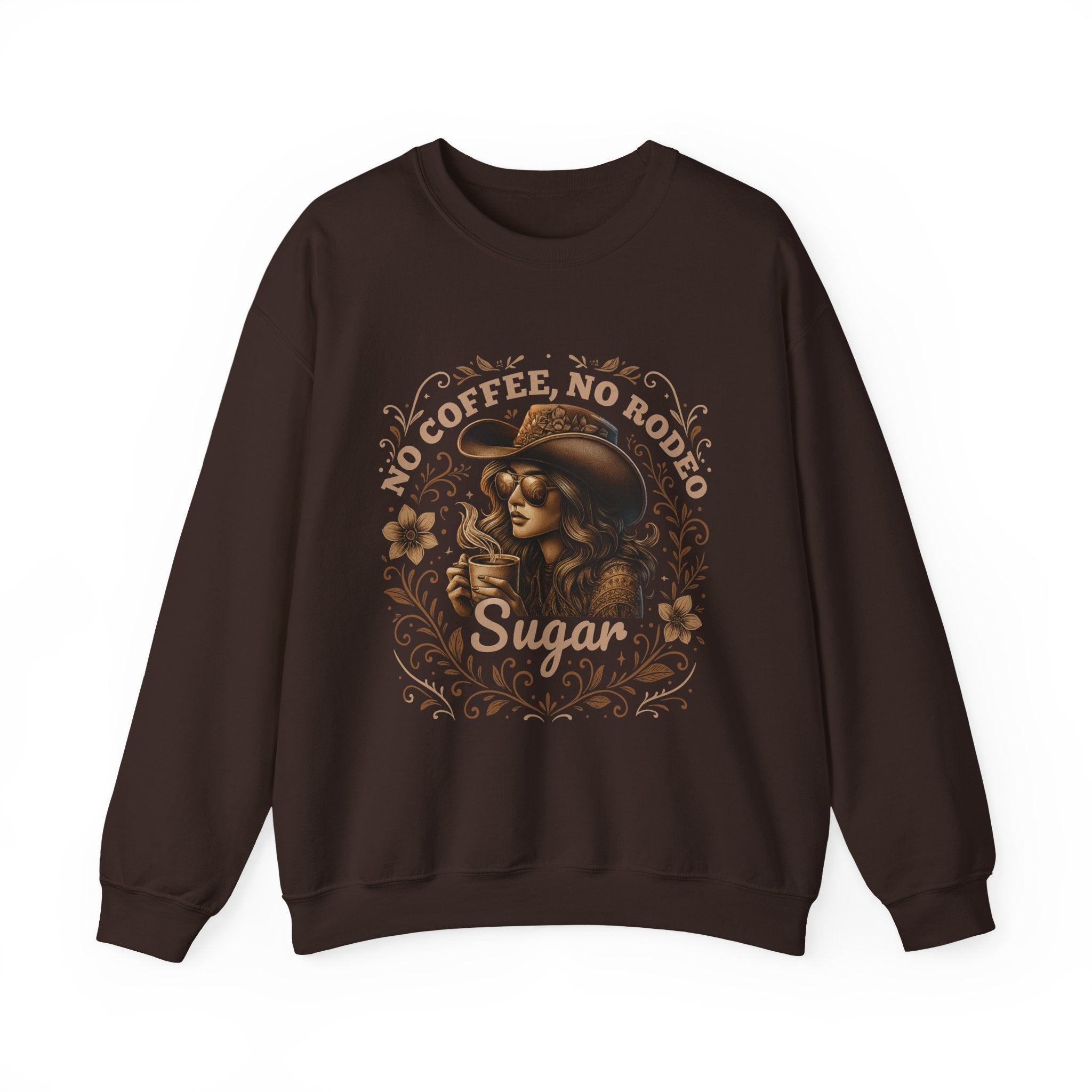 No Coffee, No Rodeo Sweatshirt Printify