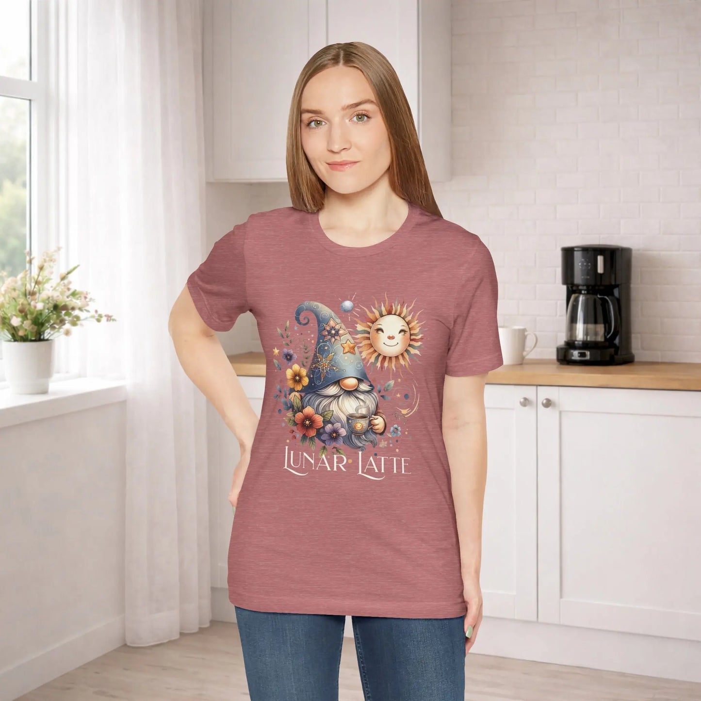 Lunar Latte Gnome Tee Printify