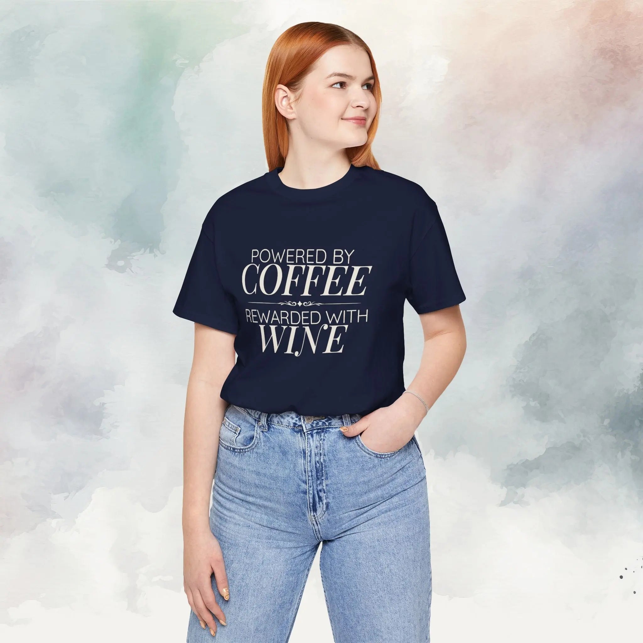 Rewarded with Wine T‑Shirt Printify