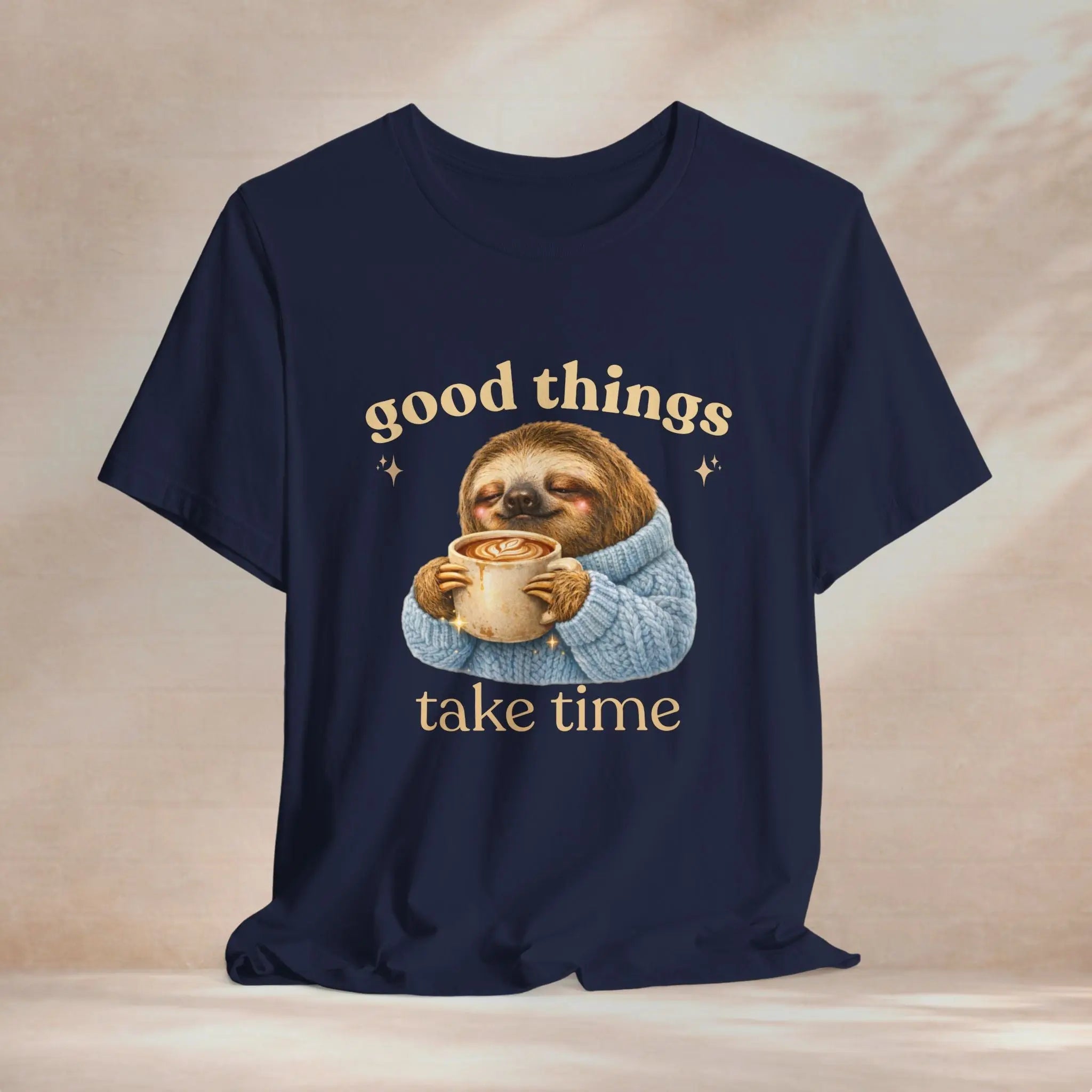 Good Things Take Time Sloth Tee - Boldly Bitter Company