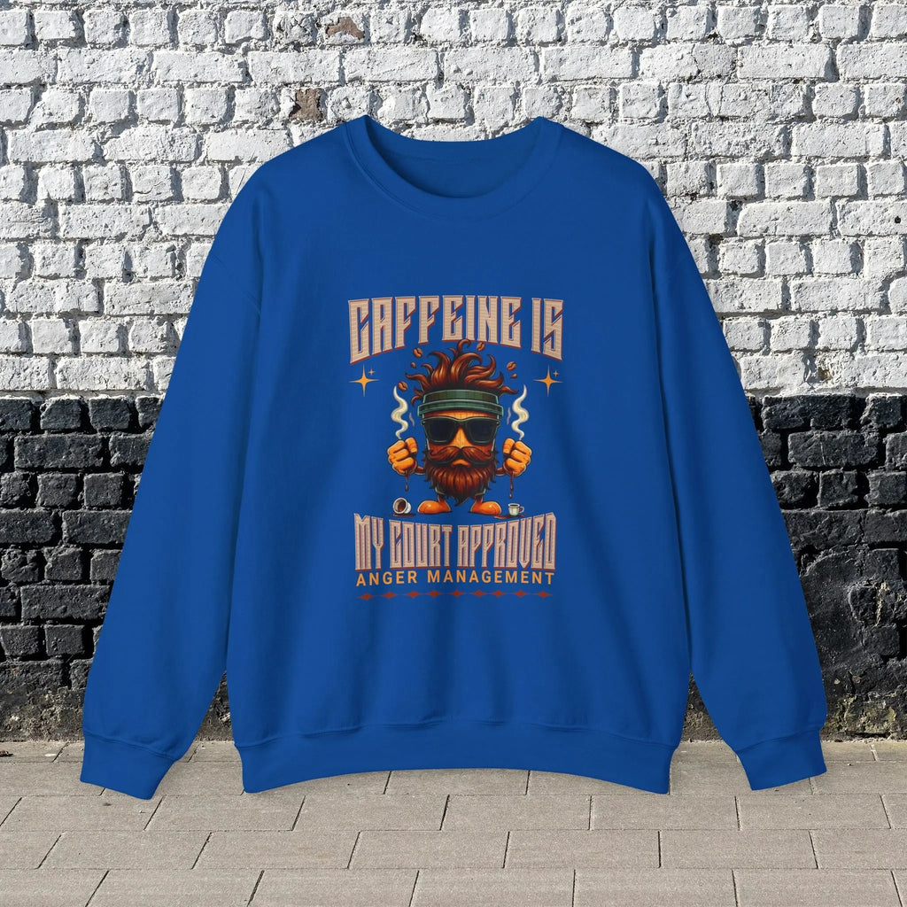 Anger Management Sweatshirt - Funny Coffee Togo Cup Perfect Gifts For Him Printify