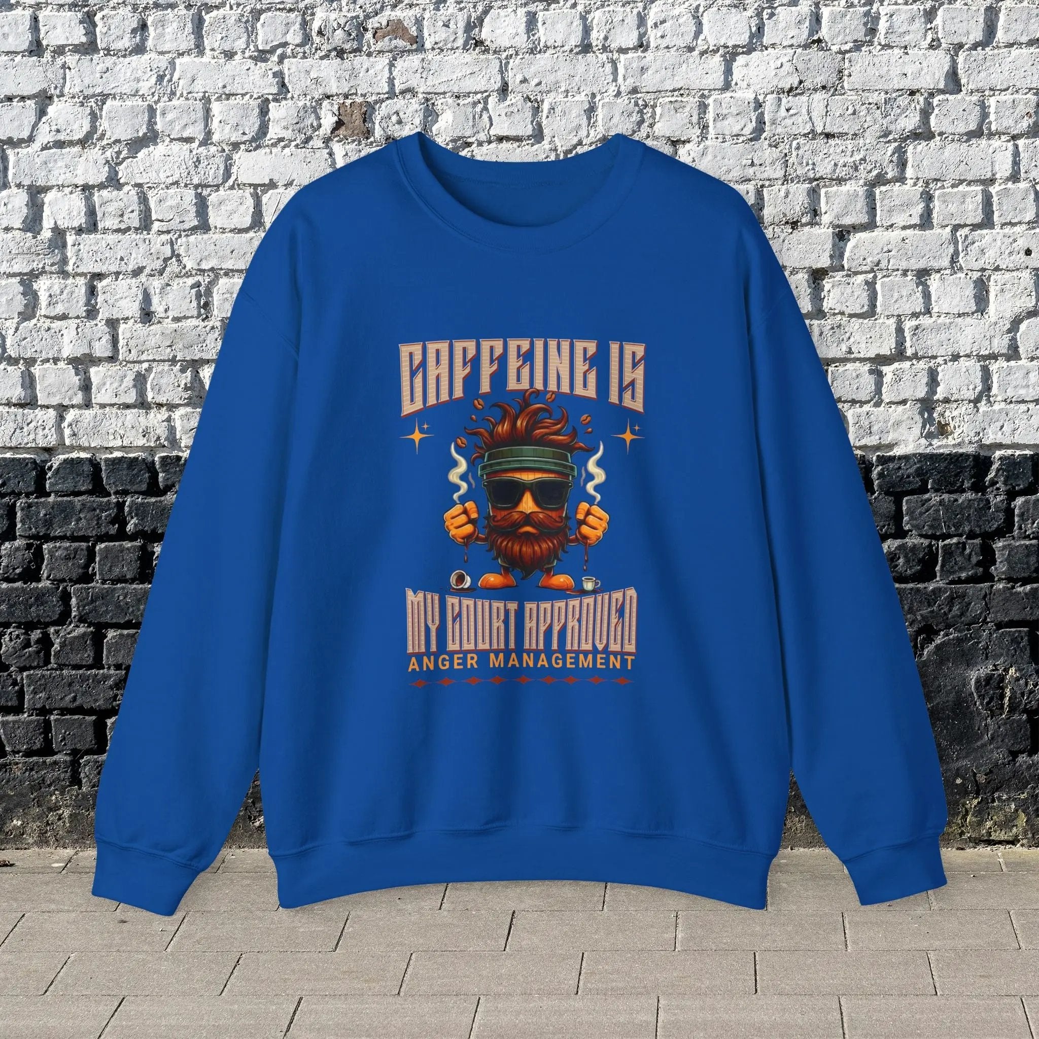 Anger Management Sweatshirt - Funny Coffee Togo Cup Perfect Gifts For Him Printify