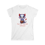 Purr Evil Tshirt - And Still Caffeinated - Coffee Tee Printify