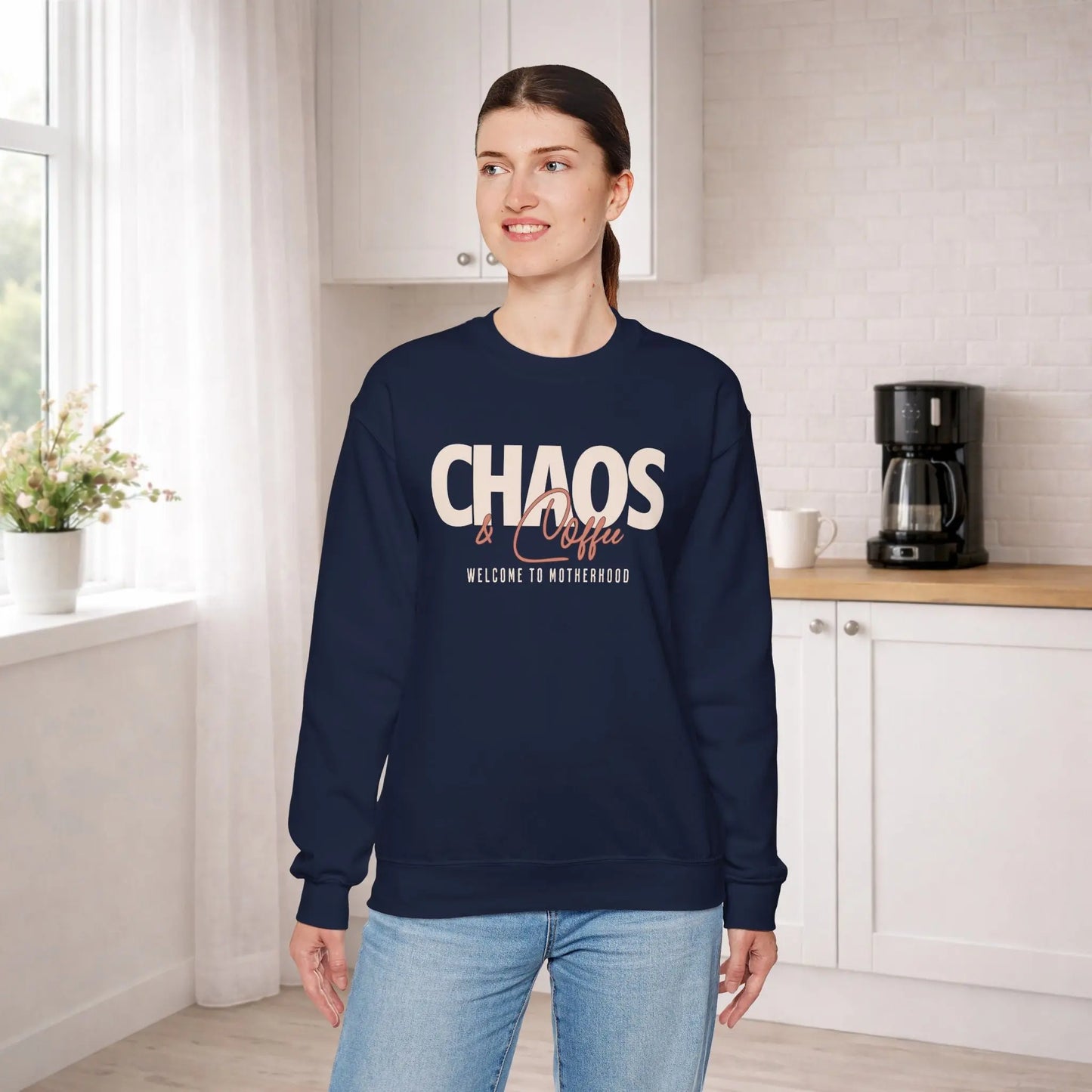 Chaos & Coffee Sweatshirt Printify