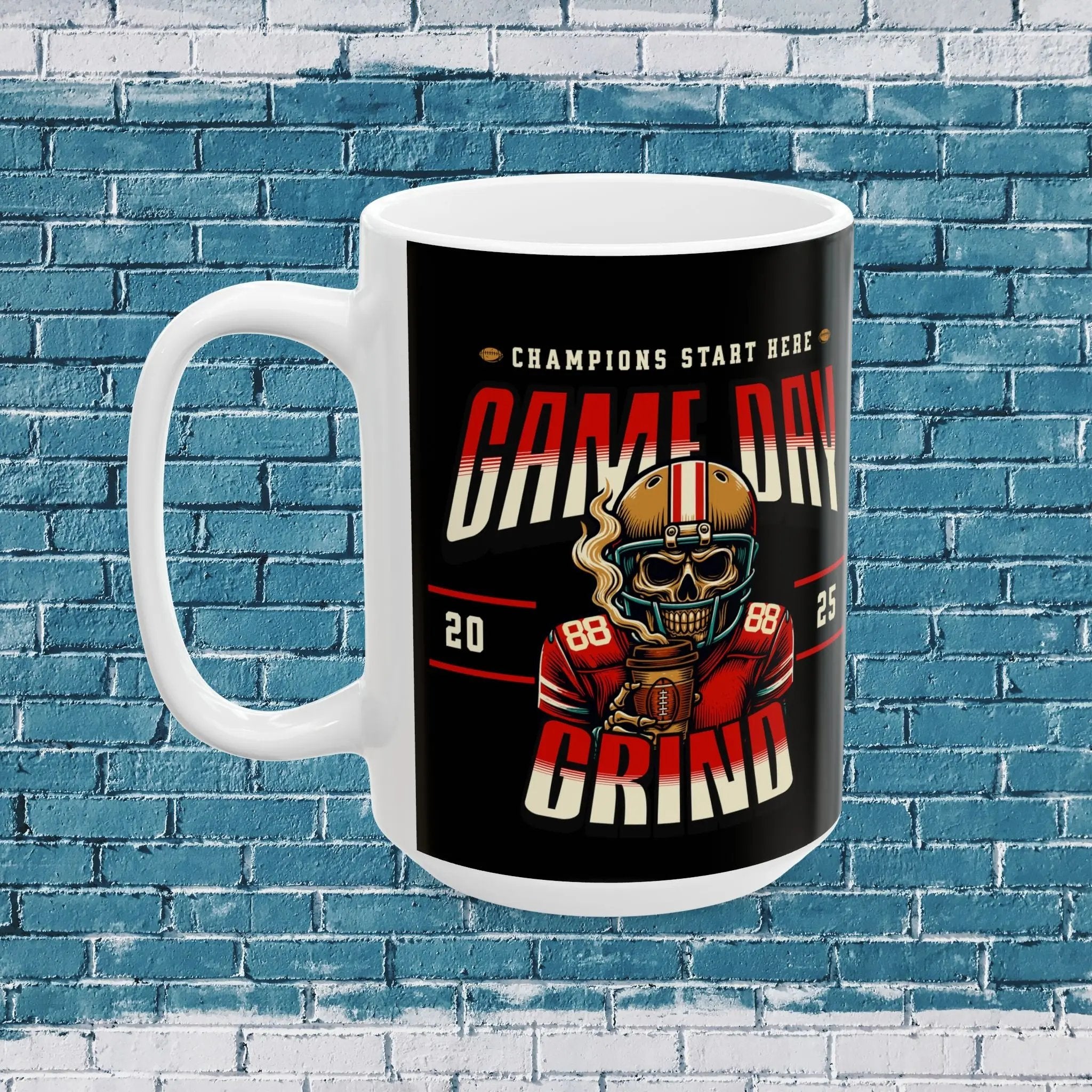 Game Day Grind 15oz Mug Printify