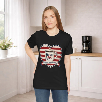 Where My Heart Is Coffee Tee Printify