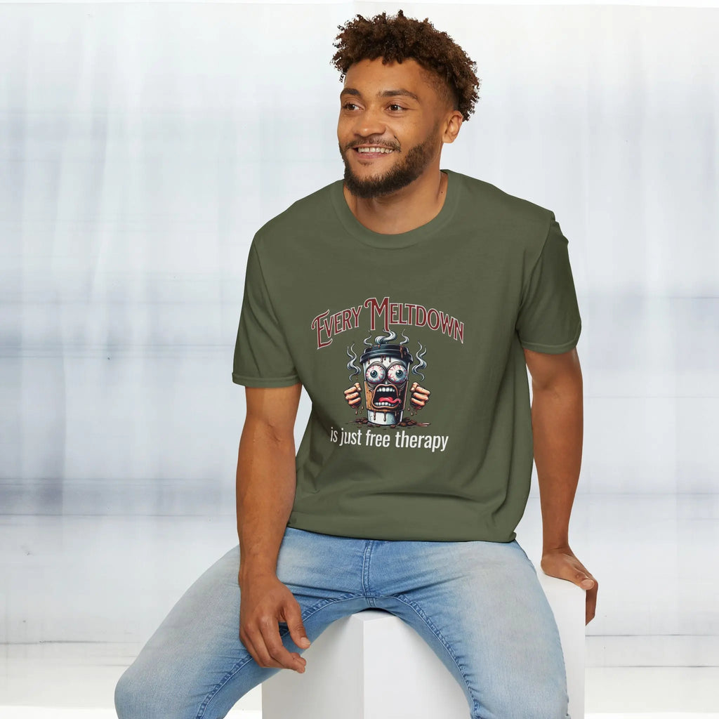 Every Meltdown is Free Therapy Tee Printify