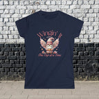 Wingin It Women's Tee - Cute Gnome Design, Comfortable Apparel, Gift for Coffee Lovers, Casual Everyday Wear, Seasonal T-Shirt - Boldly Bitter Company
