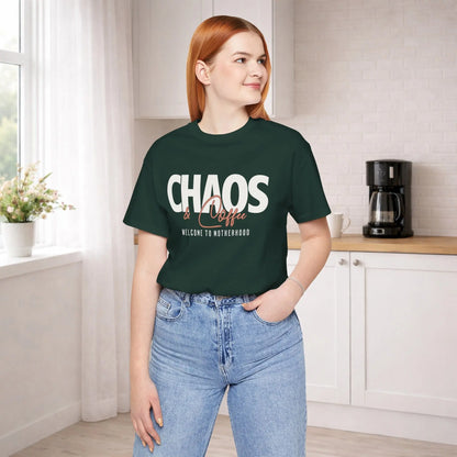 Chaos & Coffee Tee Printify