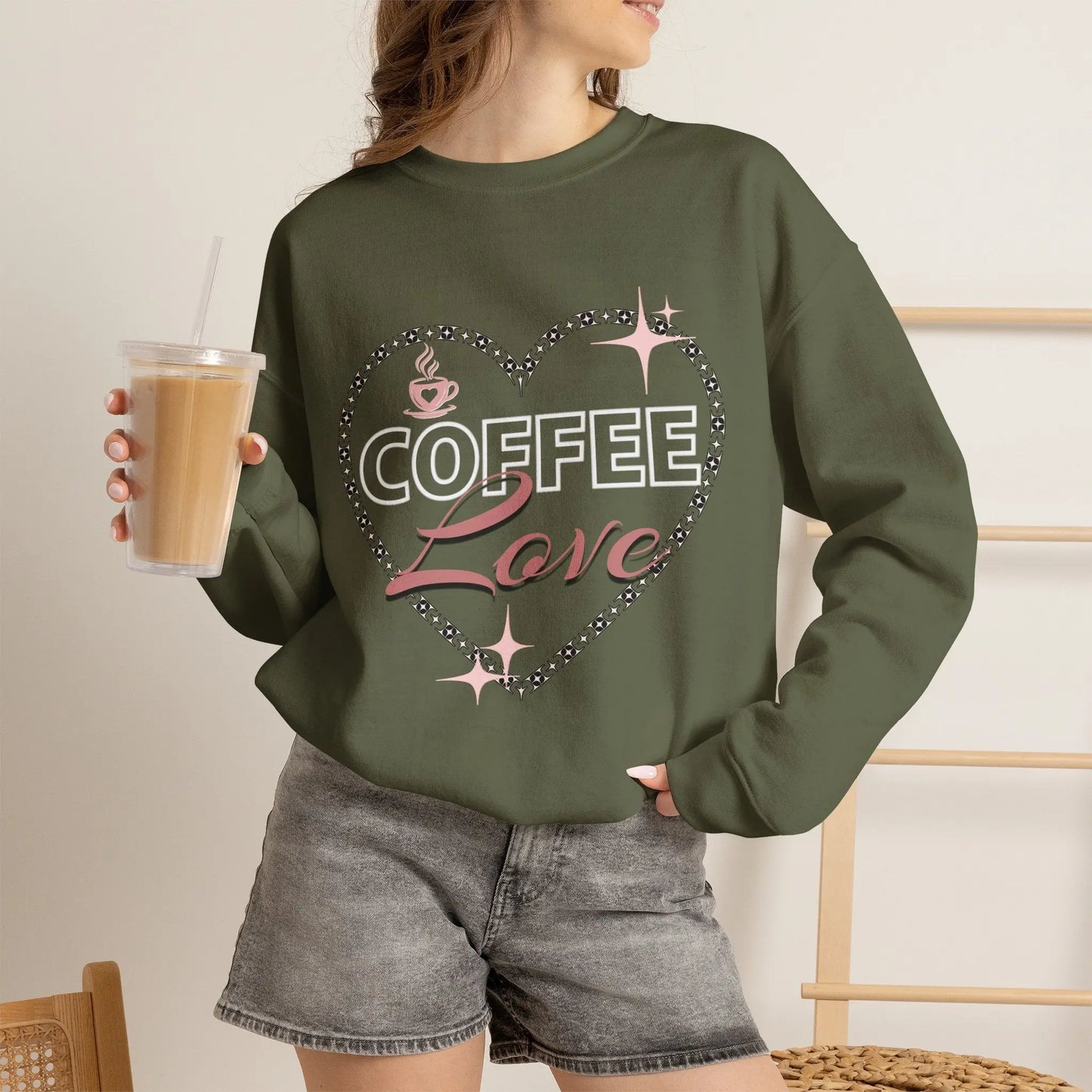 Coffee Love Sweatshirt Printify